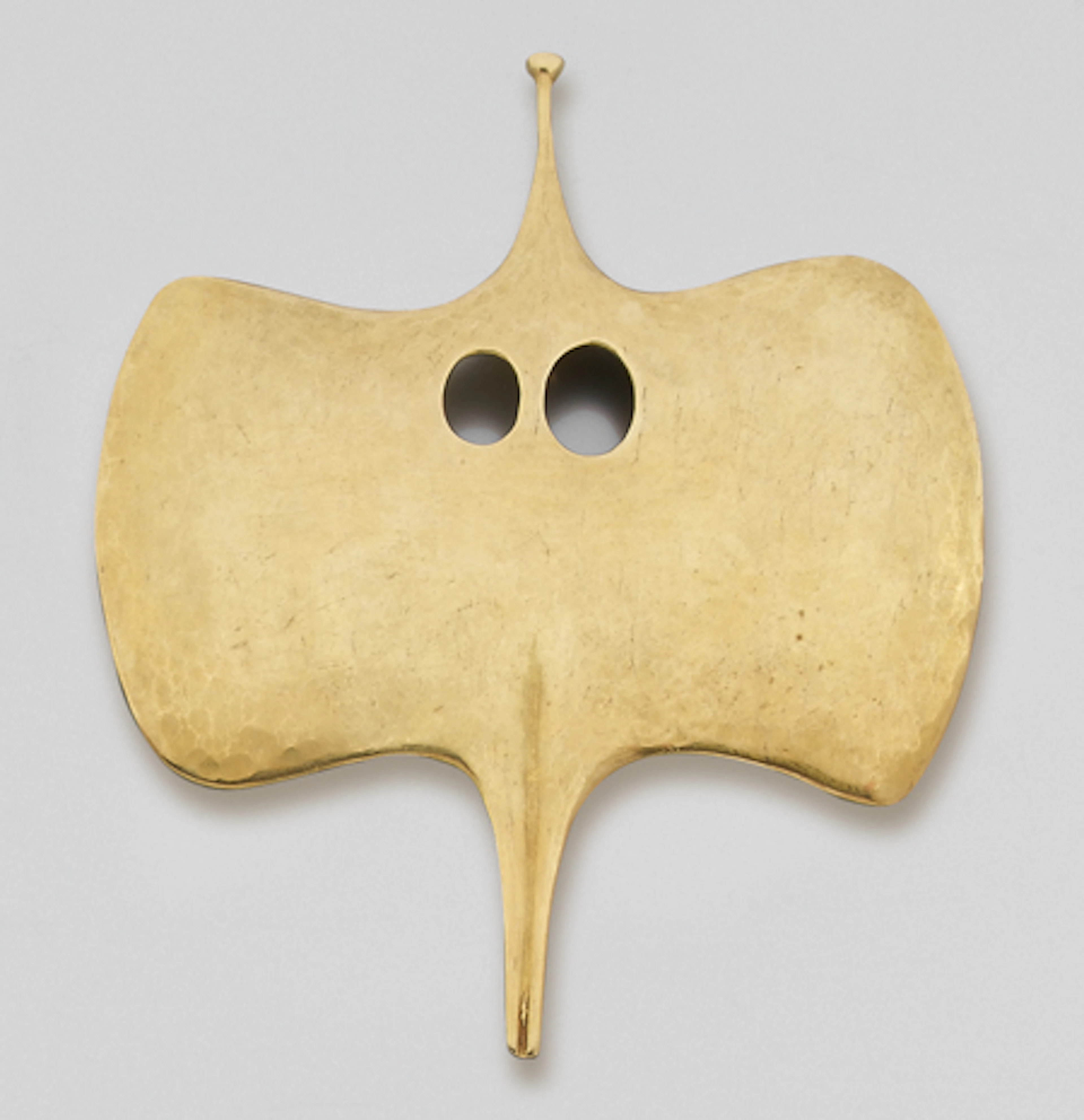 PHILIPPE HIQUILY Broche pendentif Epreuve Bon à Tirer en or jaune