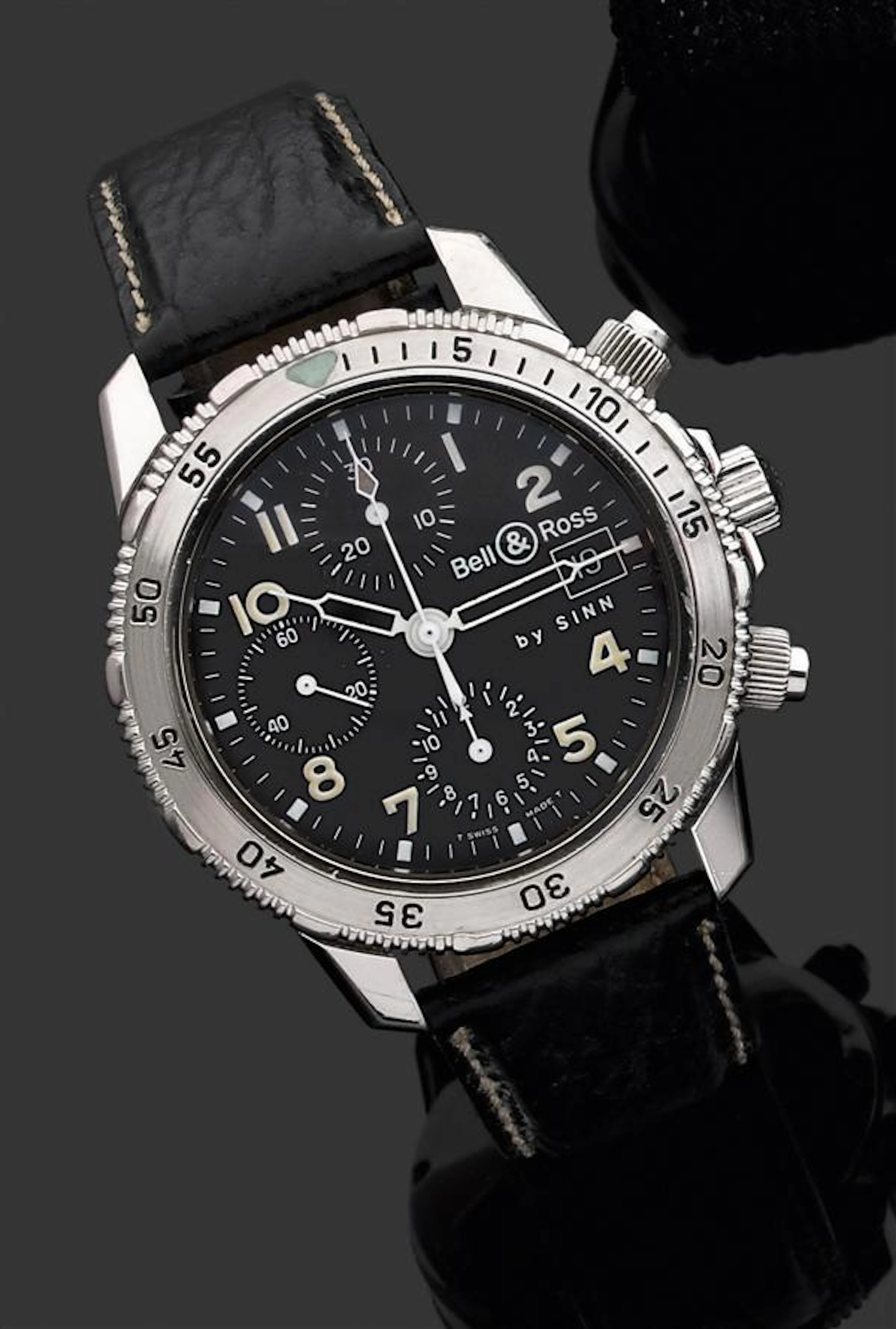 BELL & ROSS by Sinn CHRONOGRAPHE Vers 2000 Montre bracelet avec