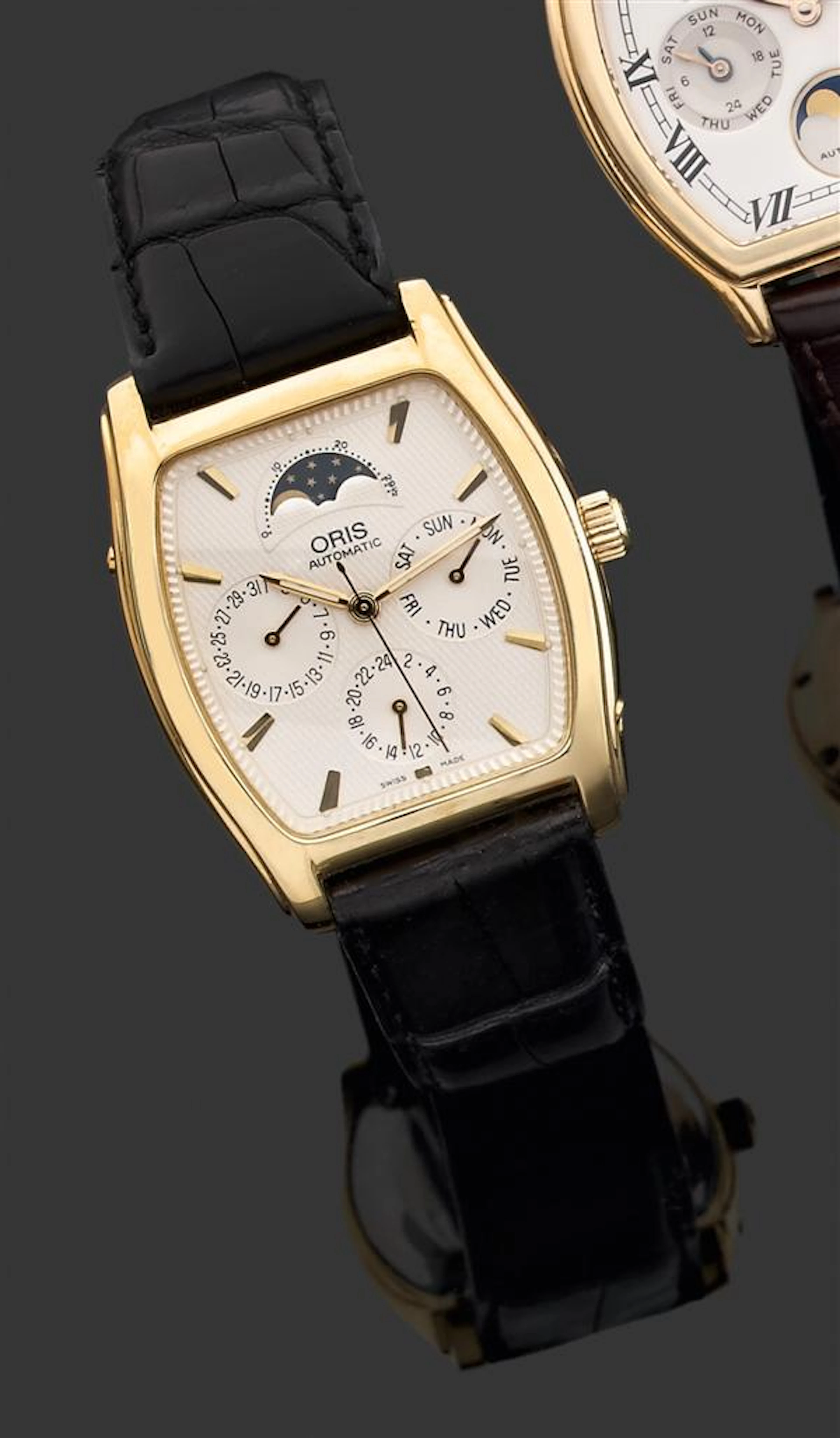 ORIS QUANTIèME AVEC PHASES DE LUNES SÉRIE CONTEMPORAINE Montre