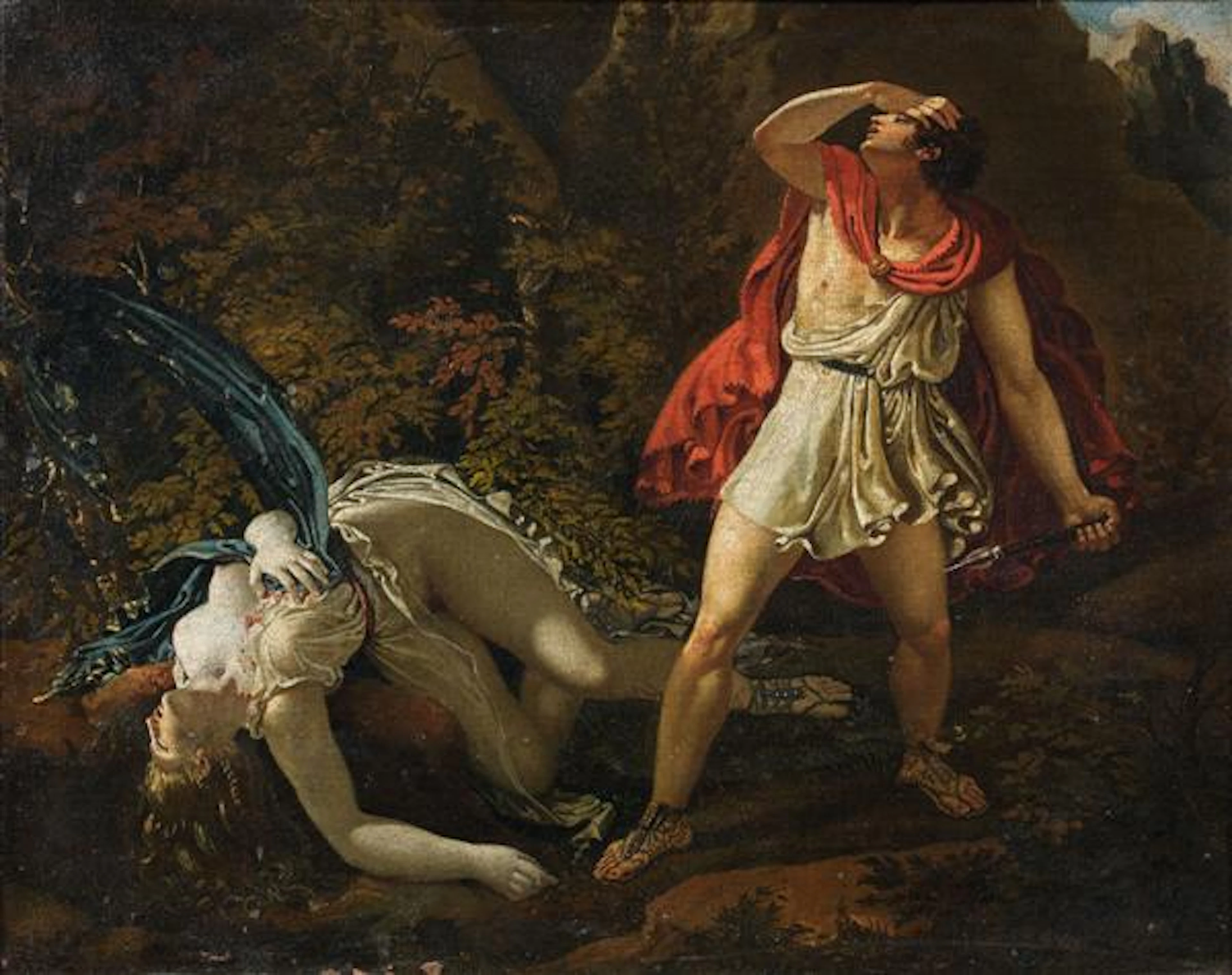 Attribué à Jérôme Martin LANGLOIS (1779 - 1838) Céphale et Procris
