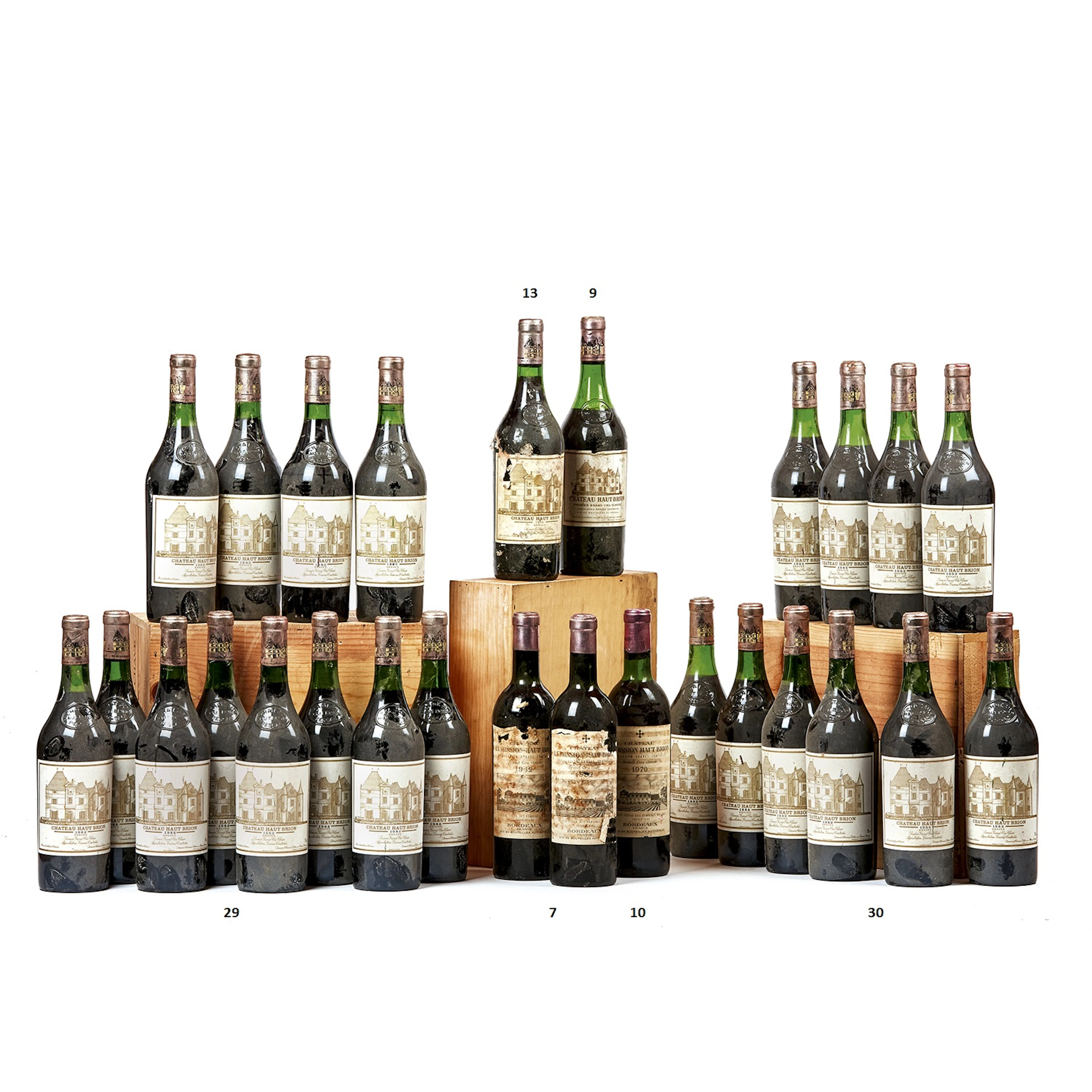 2 bouteilles Ch�teau LA MISSION HAUT-BRION