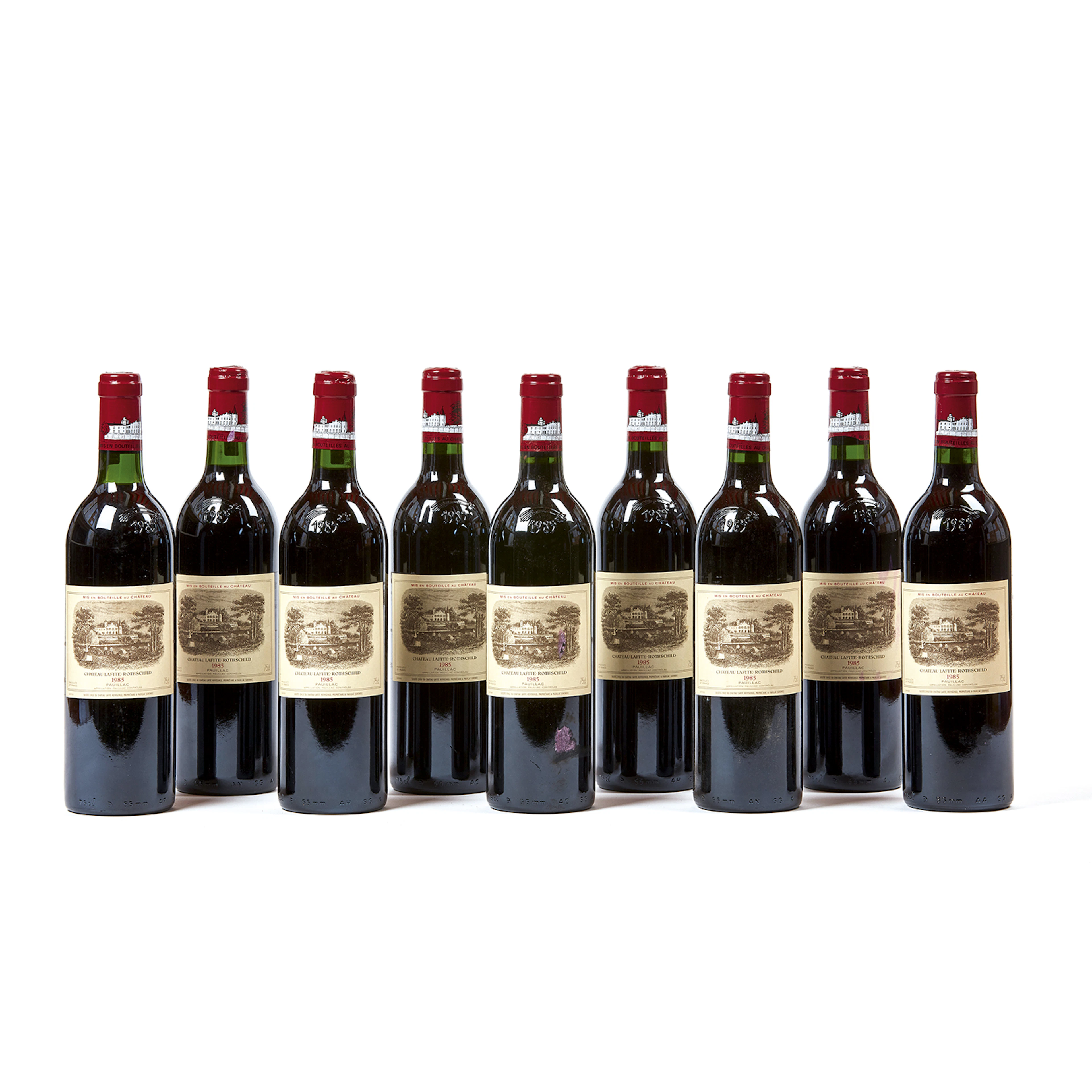 9 bouteilles Ch�teau LAFITE-ROTHSCHILD