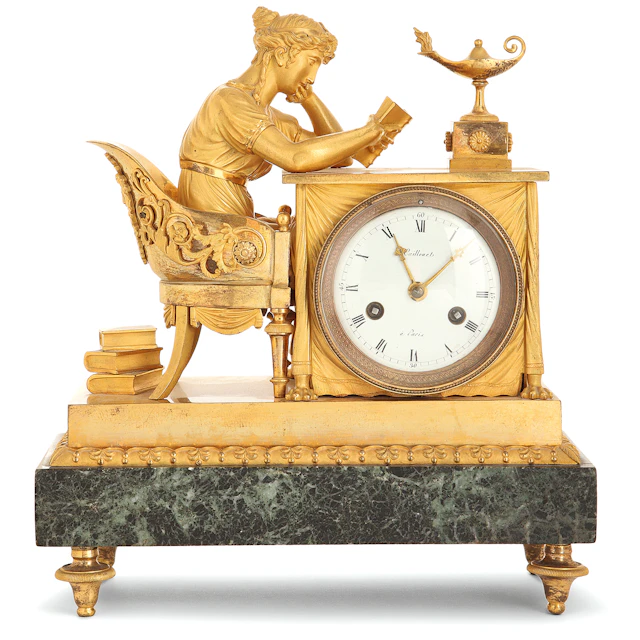 PENDULE "� LA LISEUSE"