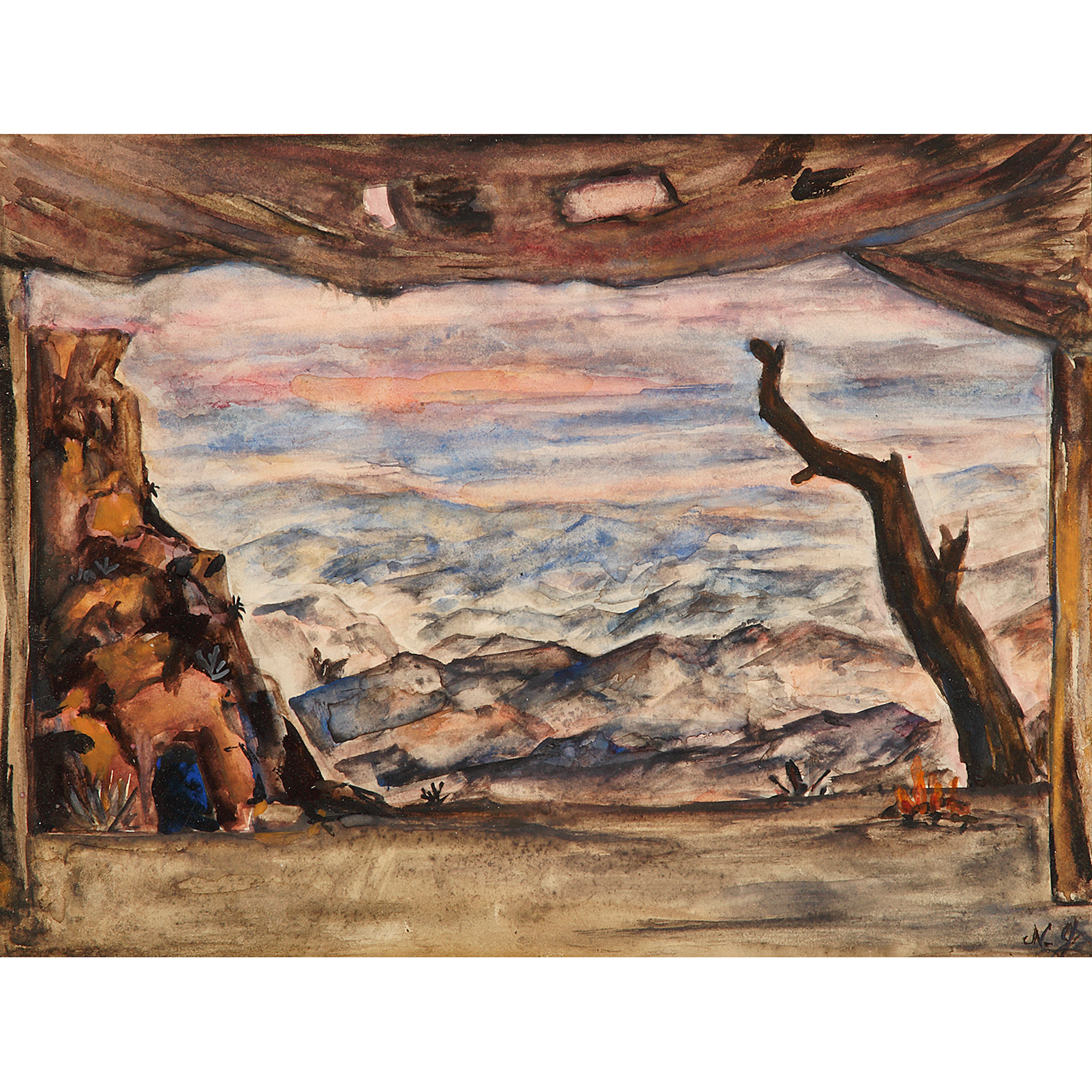 attribu� � Nathalie GONTCHAROVA (1881-1962)