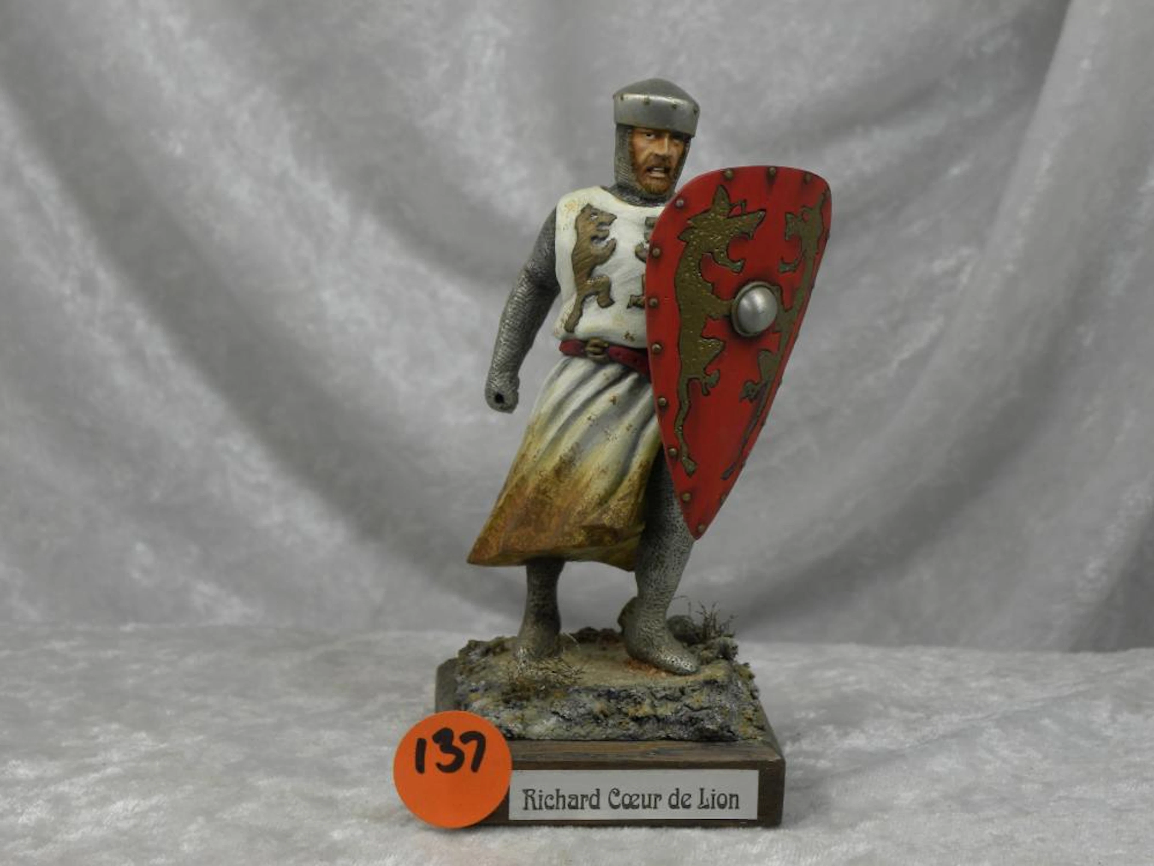 Richard Coeur de Lion Hand Painted Miniature Model Figure