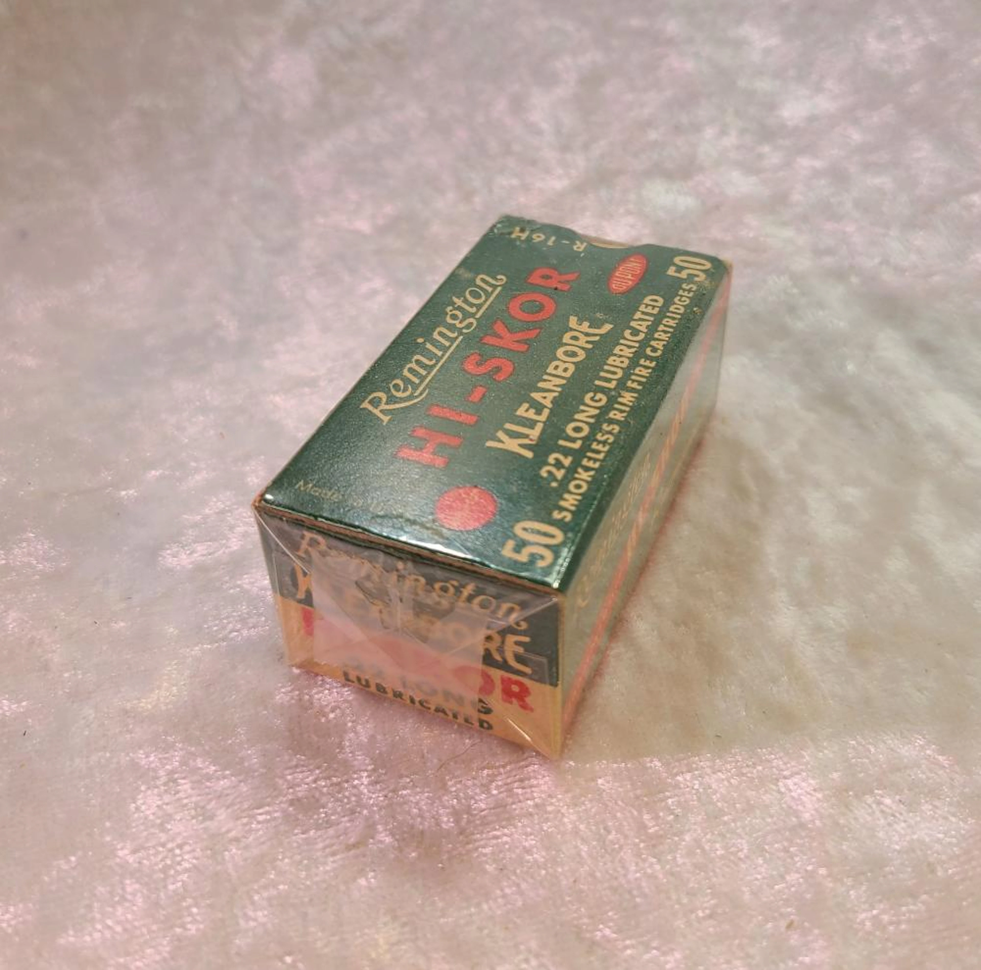 Vintage Remington Hi-Skor .22 Long Lubricated One Piece Full Box