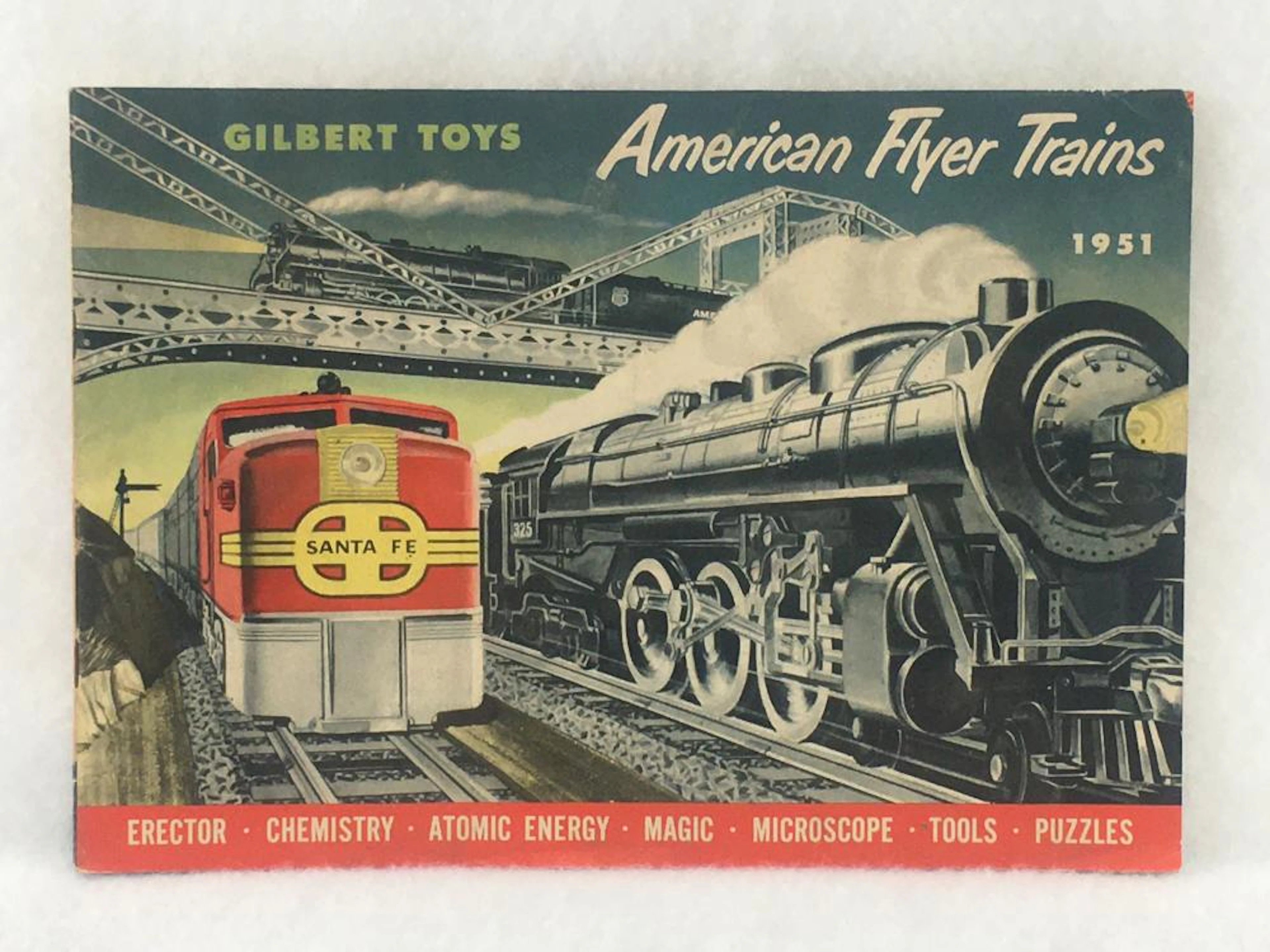 GILBERT TOYS AMERICAN FLYER TRAINS 1951 CATALOGUE