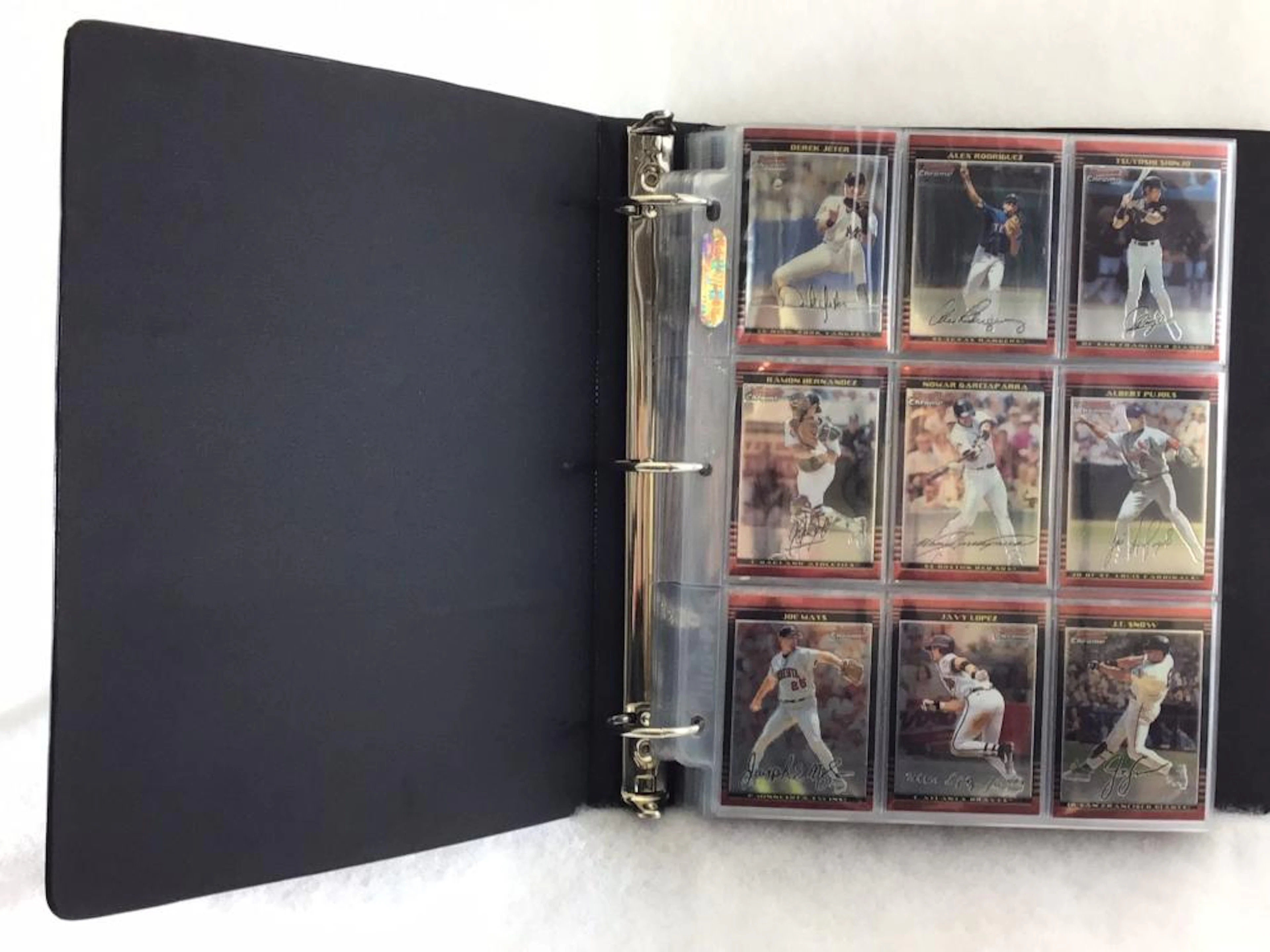 Album Collection of (192) 2002 Bowman Chrome Baseball Cards