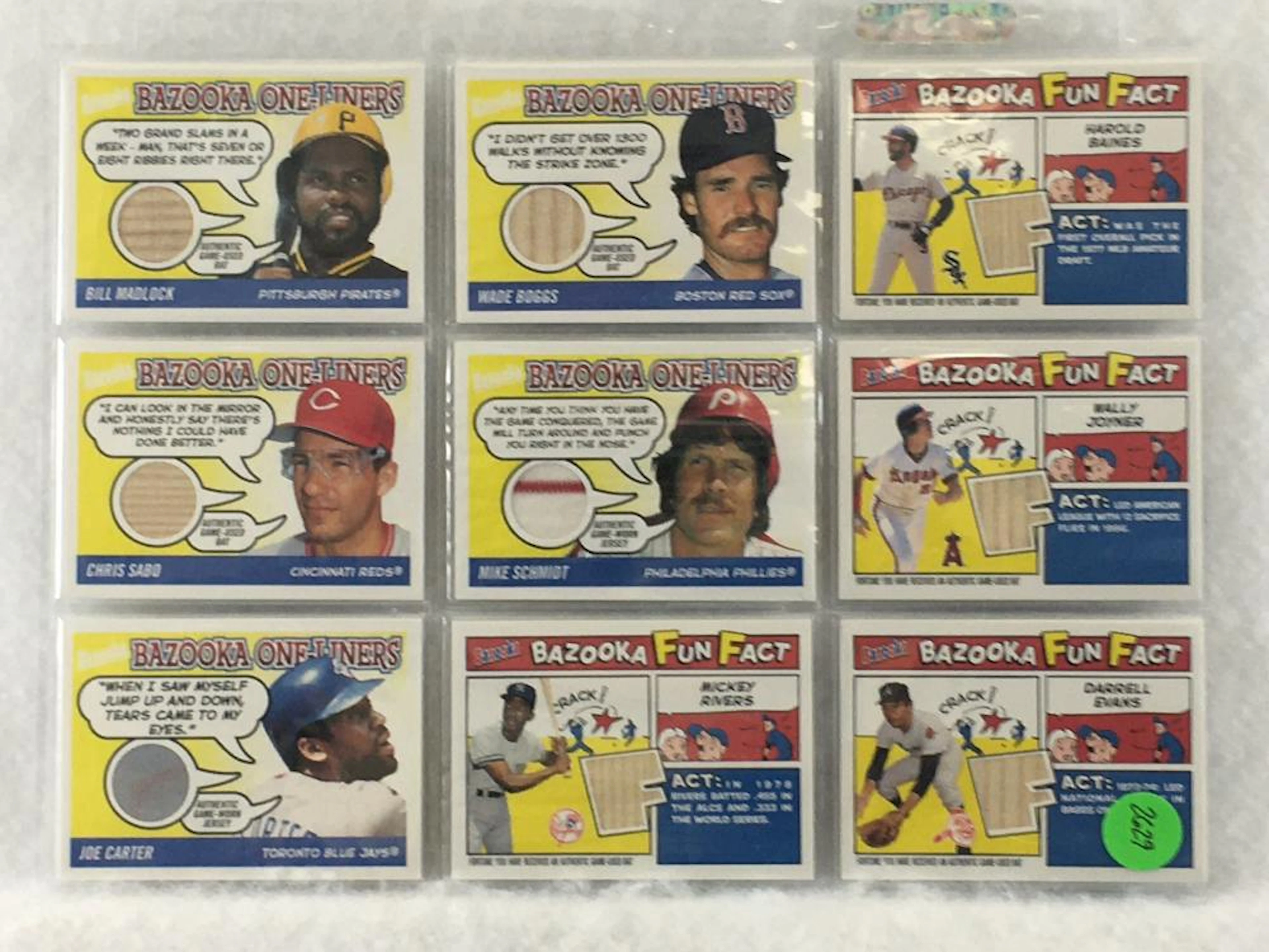 (9) 2004 Topps Bazooka One-Liners and 2005 Bazooka Fun...