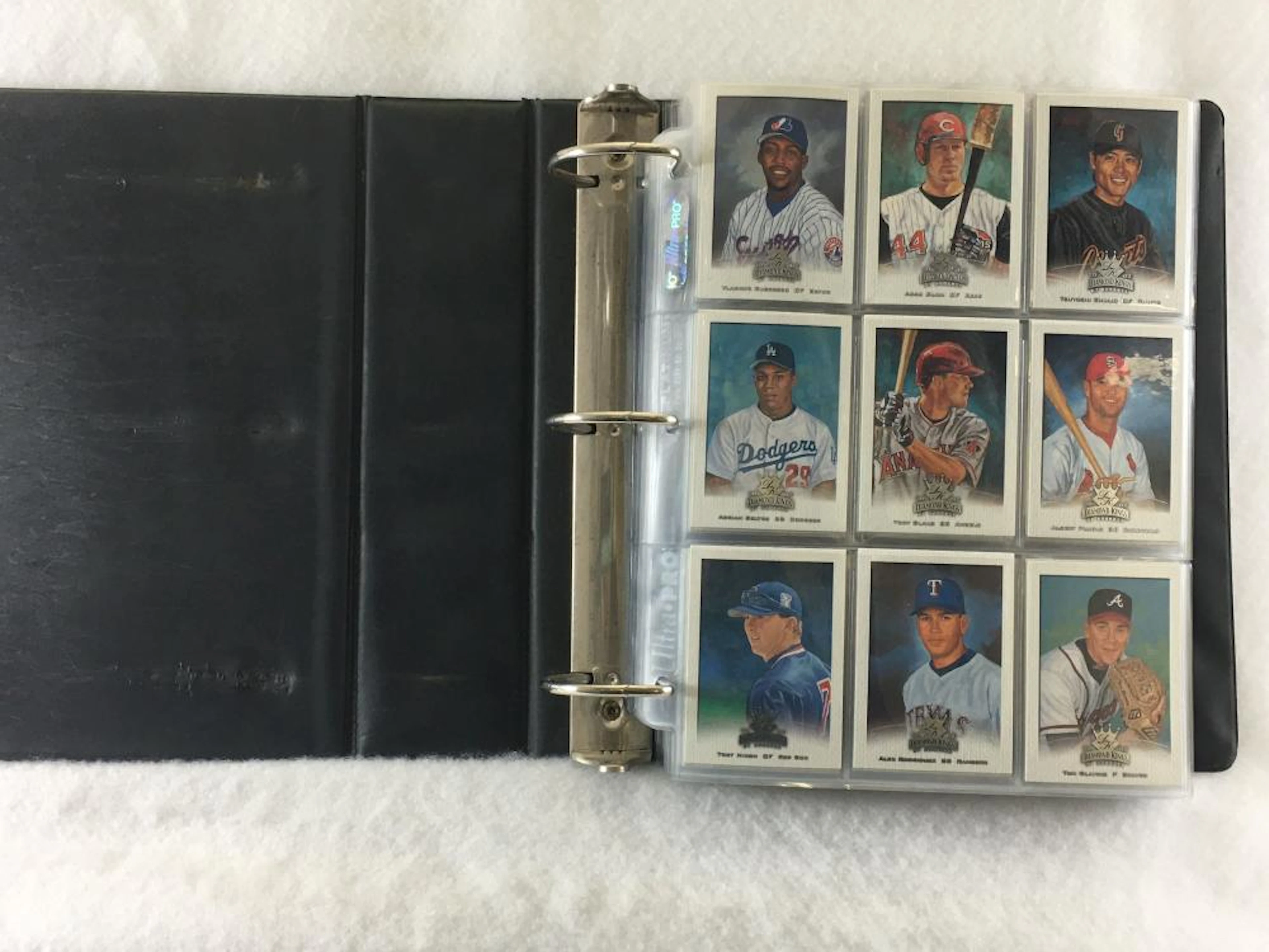 Album Colletcion of (261) 2002 Donruss Diamond Kings Baseball Cards