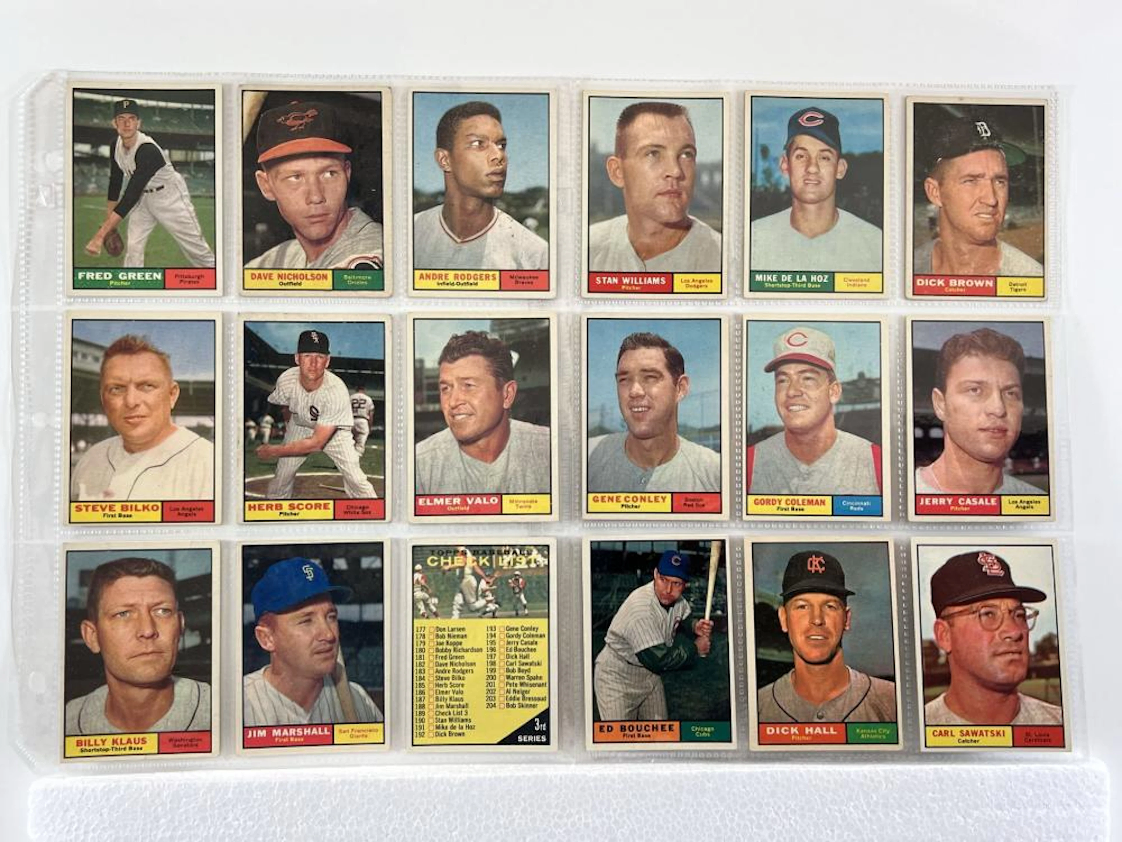 1961 Topps Baseball