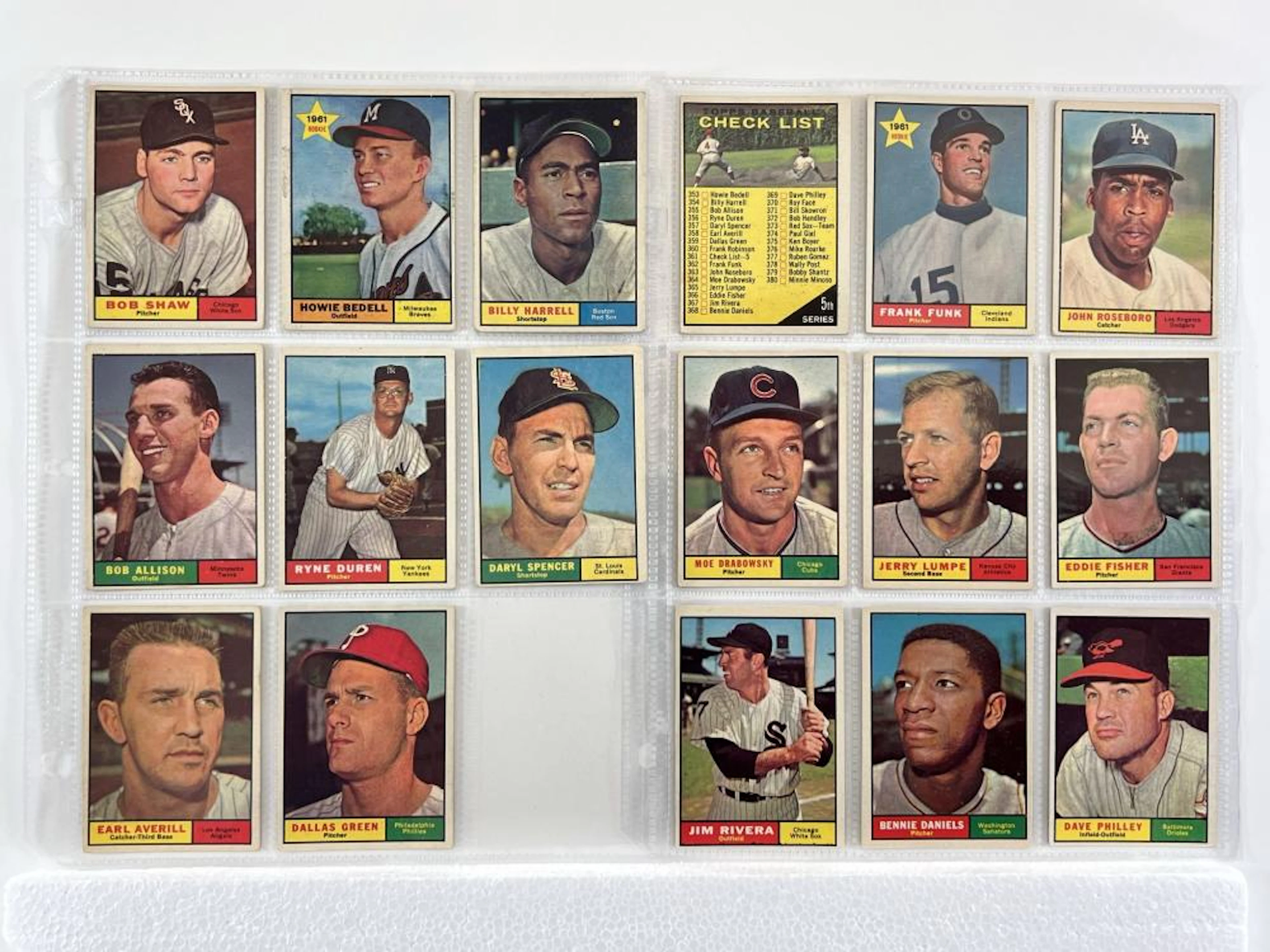 1961 Topps Baseball