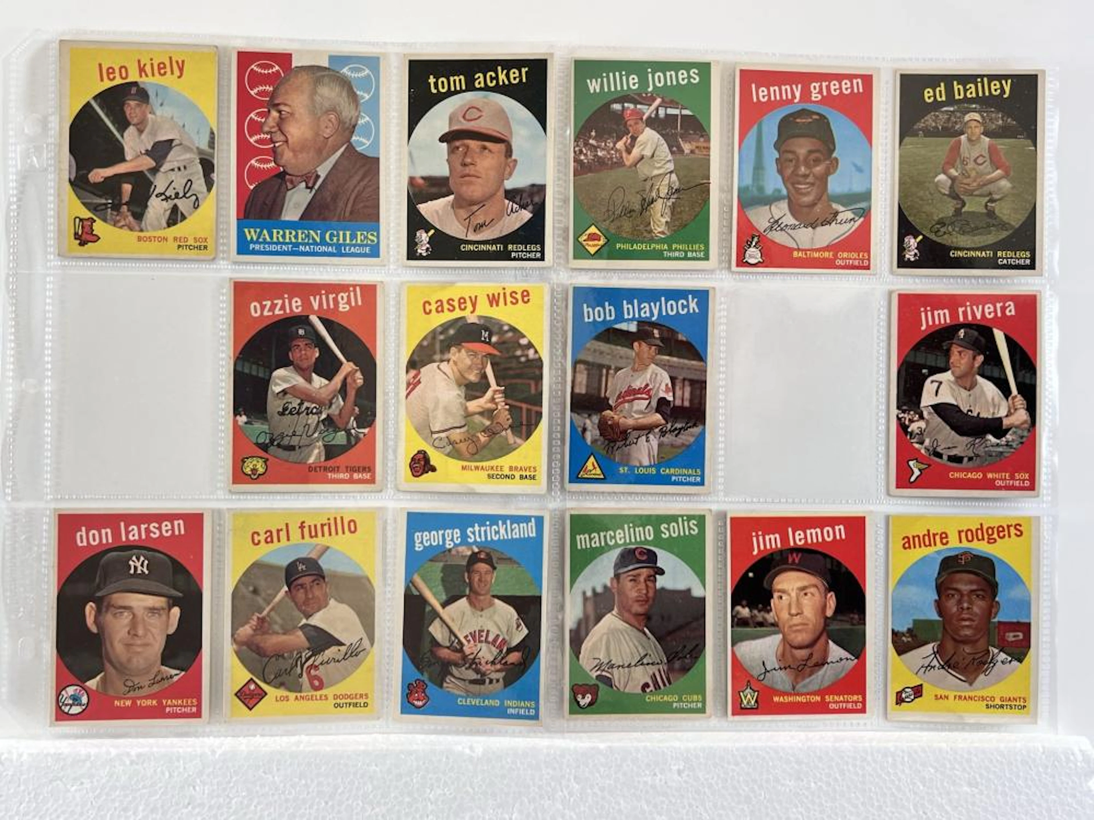 1959 Topps Baseball