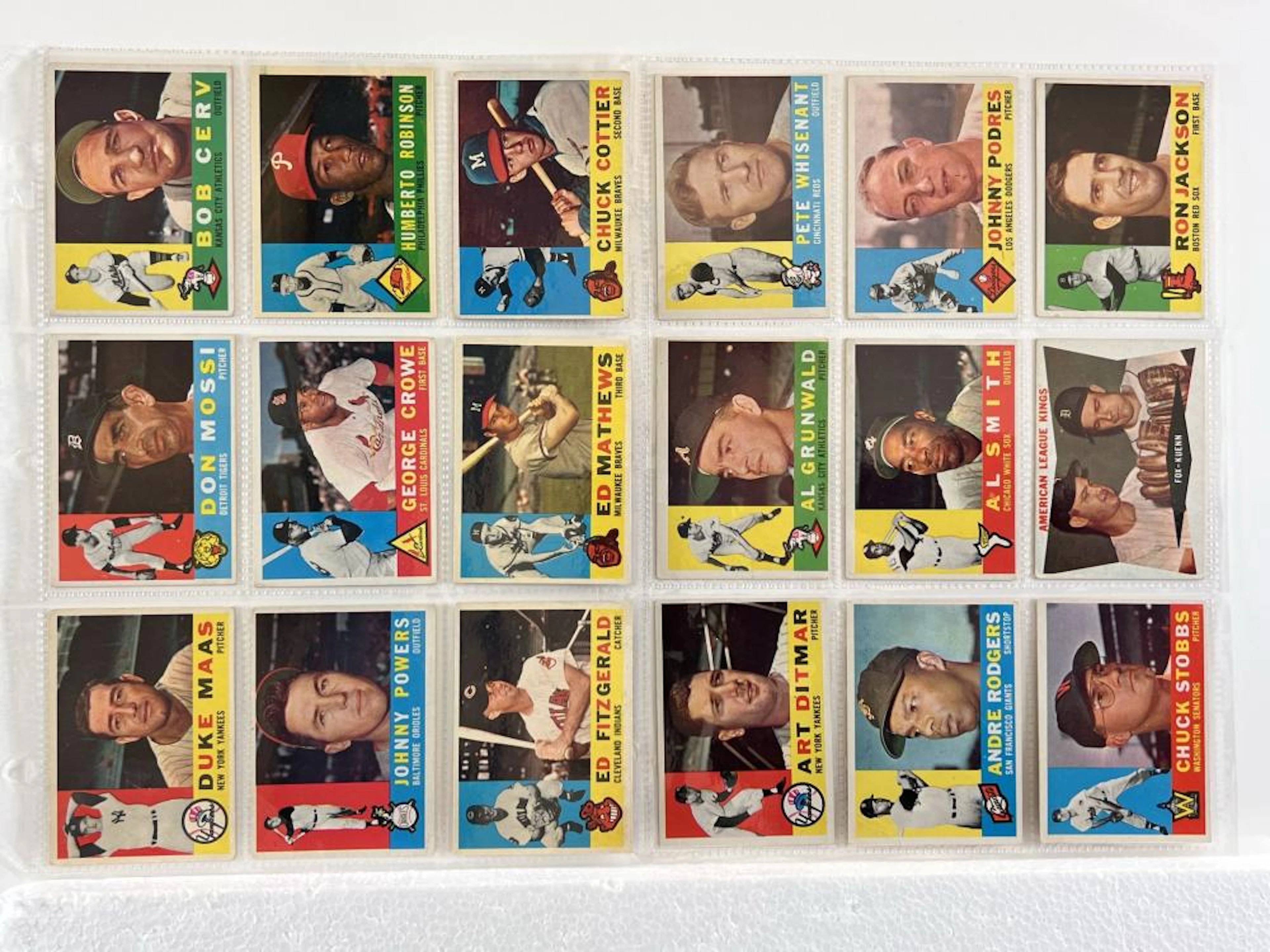 1960 Topps Baseball