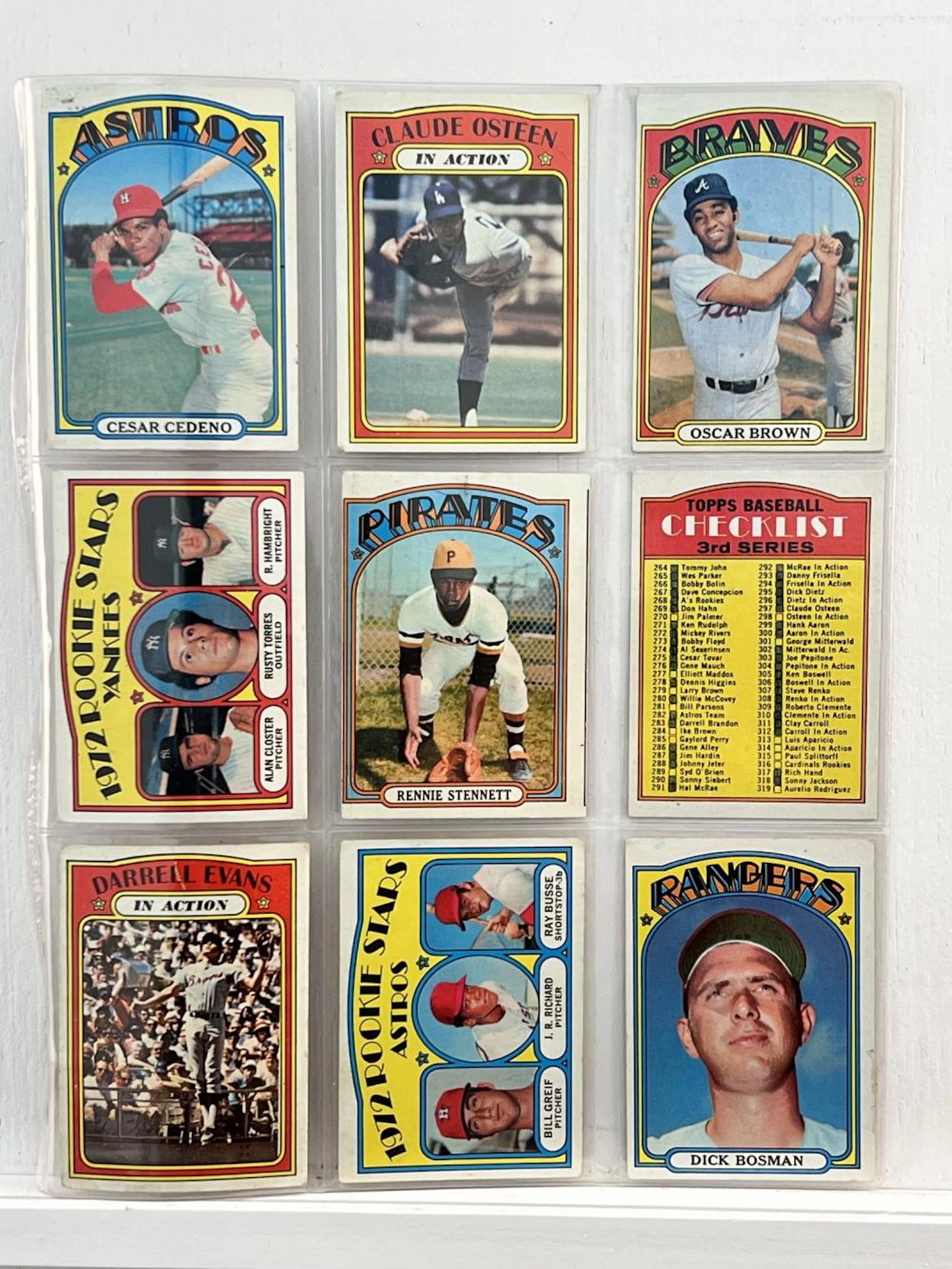 1972-1987 Topps Baseball Card lot of 648