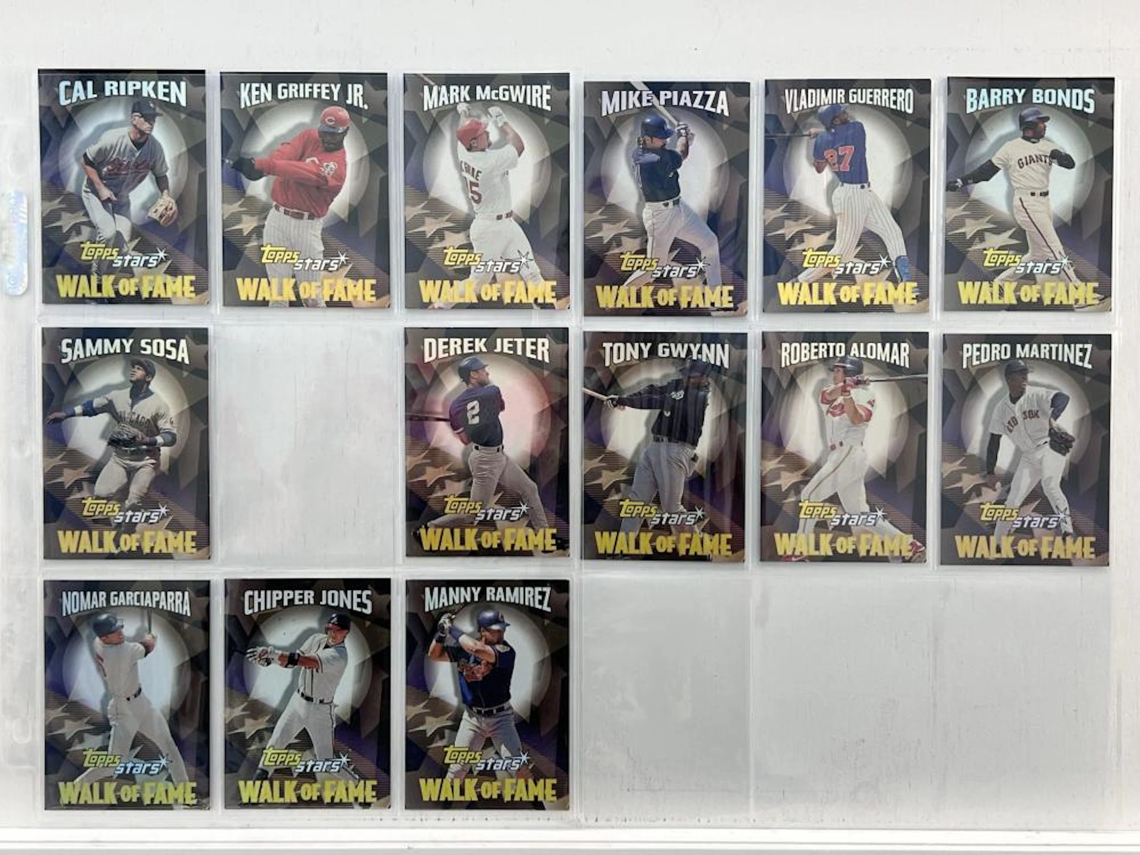 2000 Topps STARS Baseball Walk of Fame lot of 14 Different