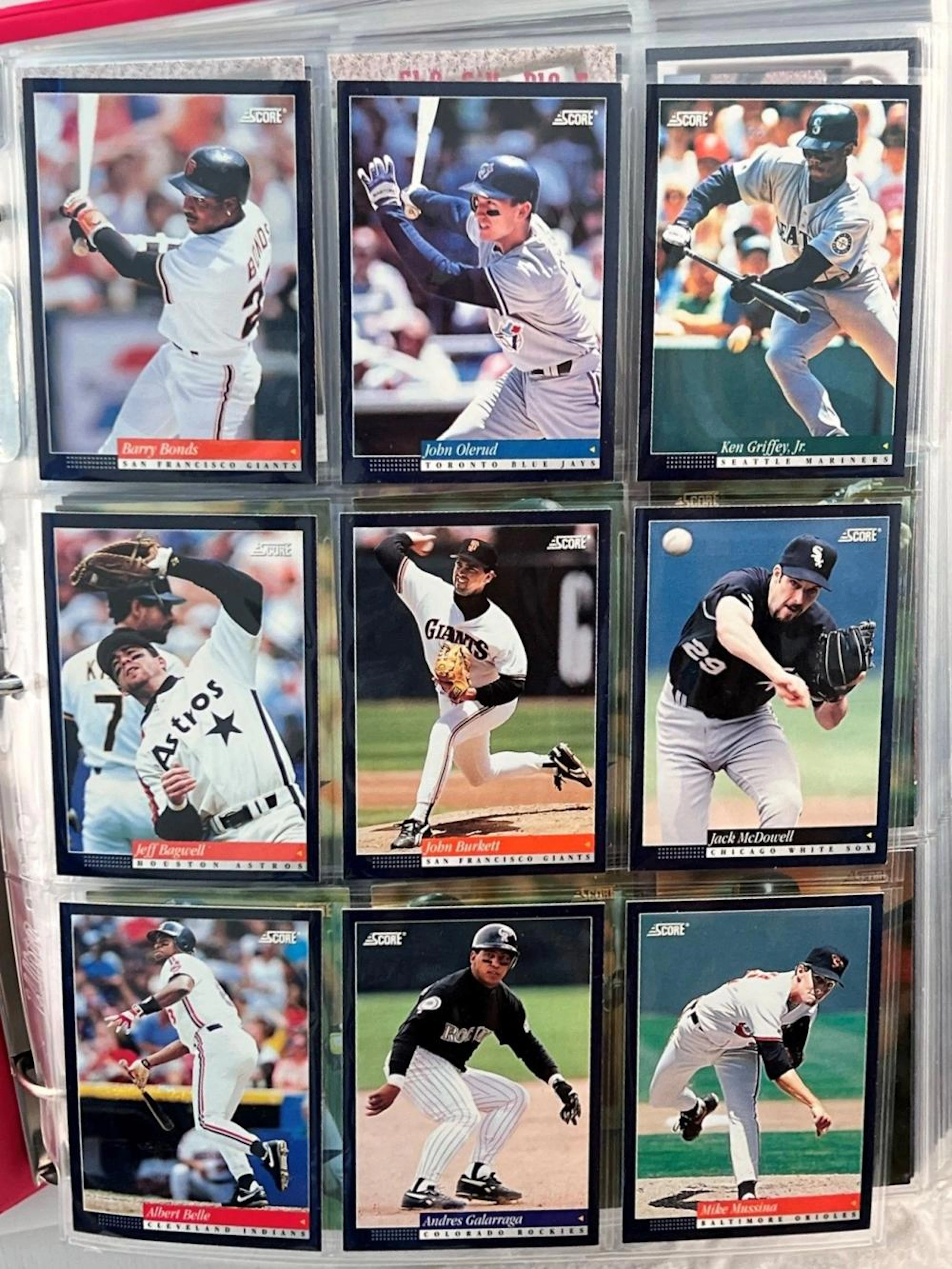 1994 Score BB Near Set 658/660