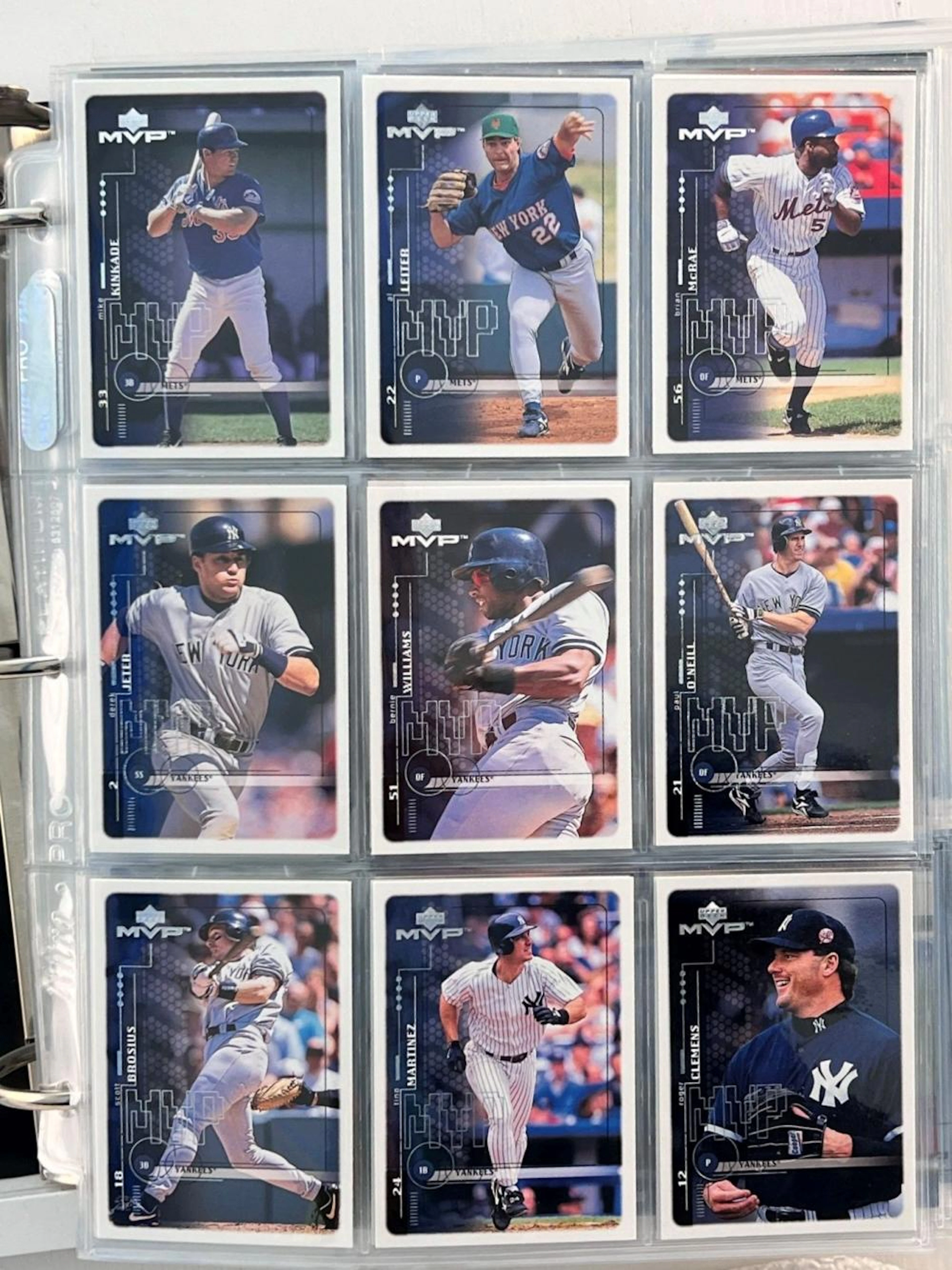 1999 & 2000 Upper Deck MVP BB Complete Set(220) w/5 Insert Sets