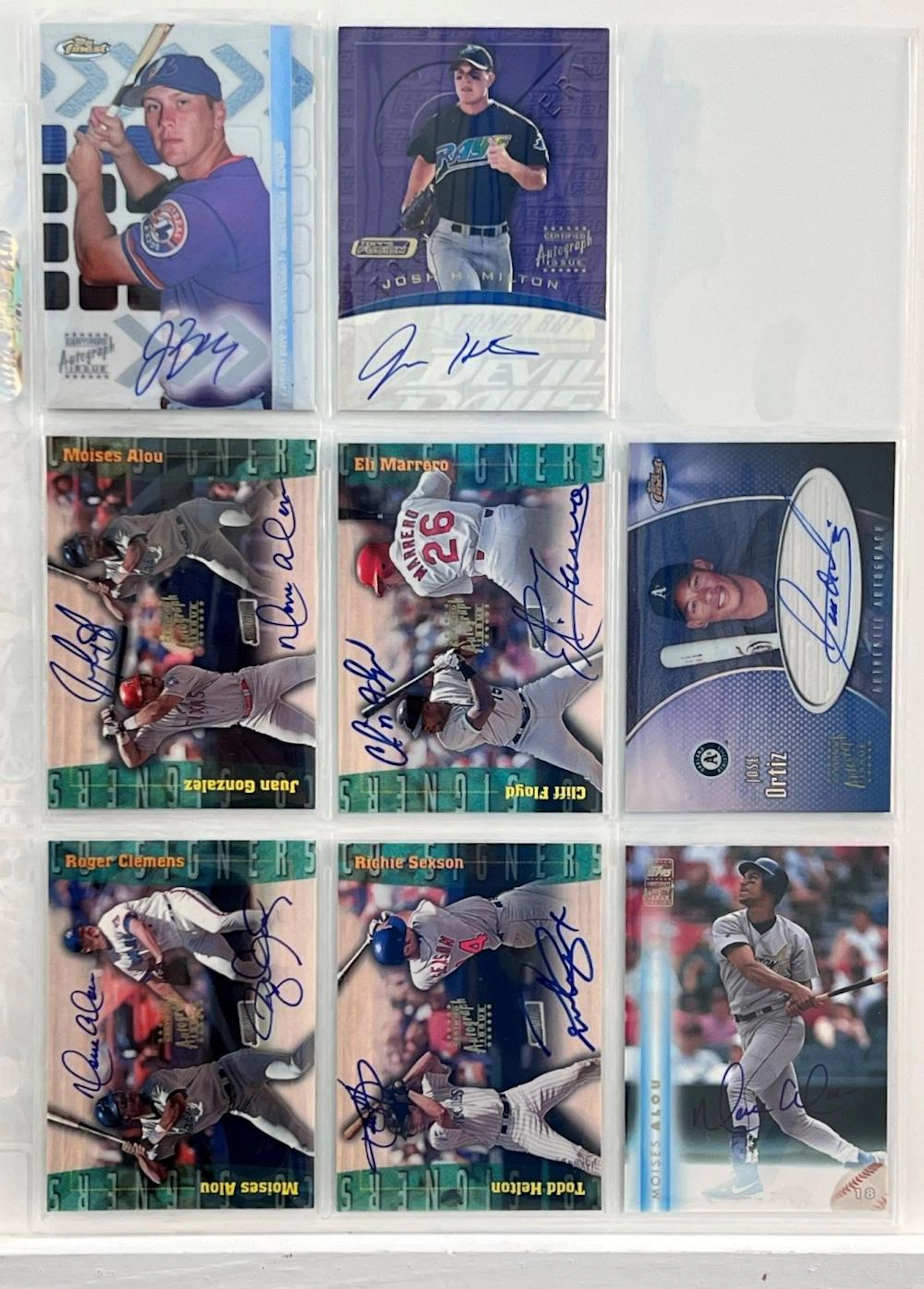 8-Topps Certified Autographs