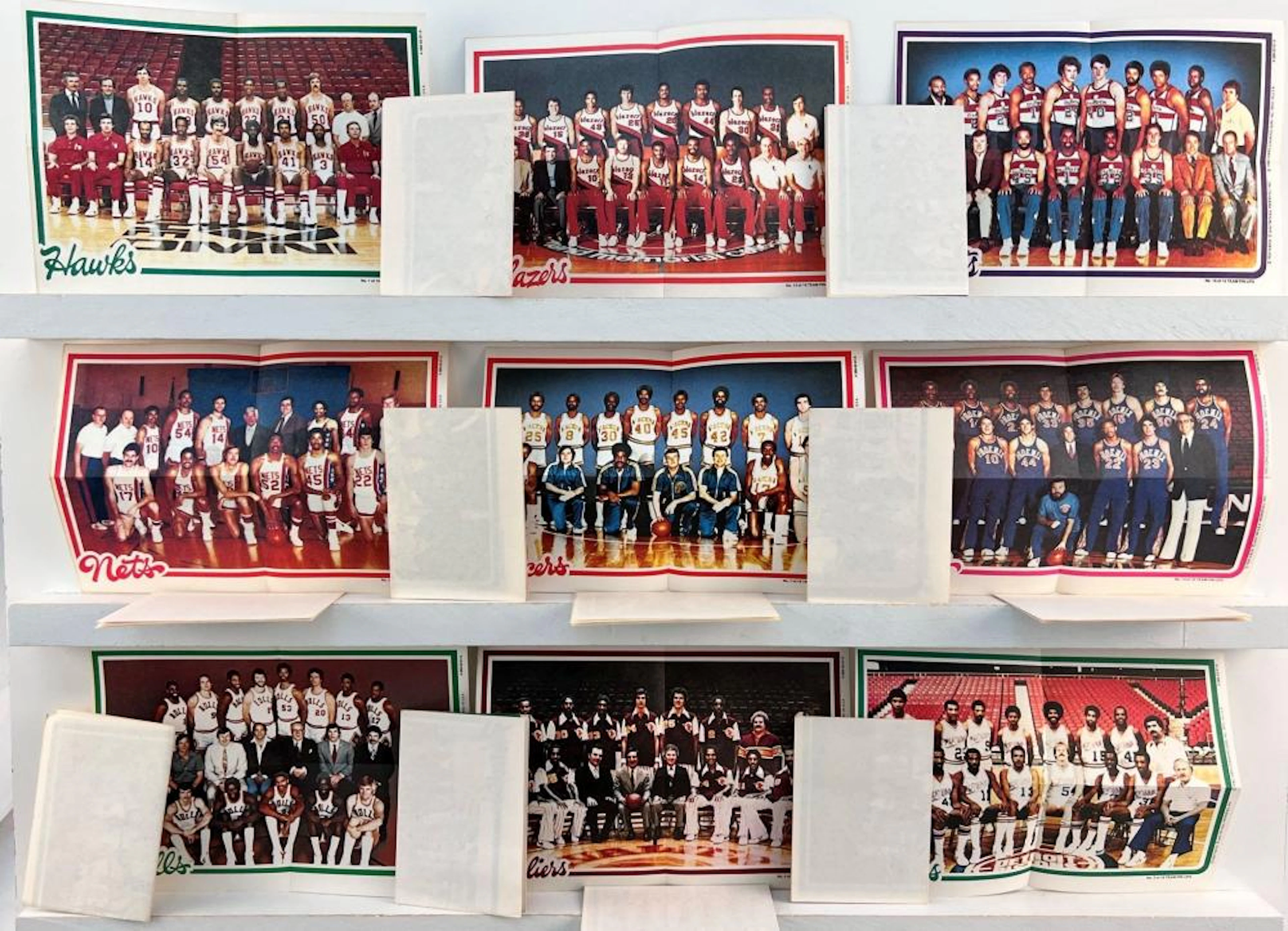 1980-81 Topps BK lot of 20 Mini Posters (10 Diff)