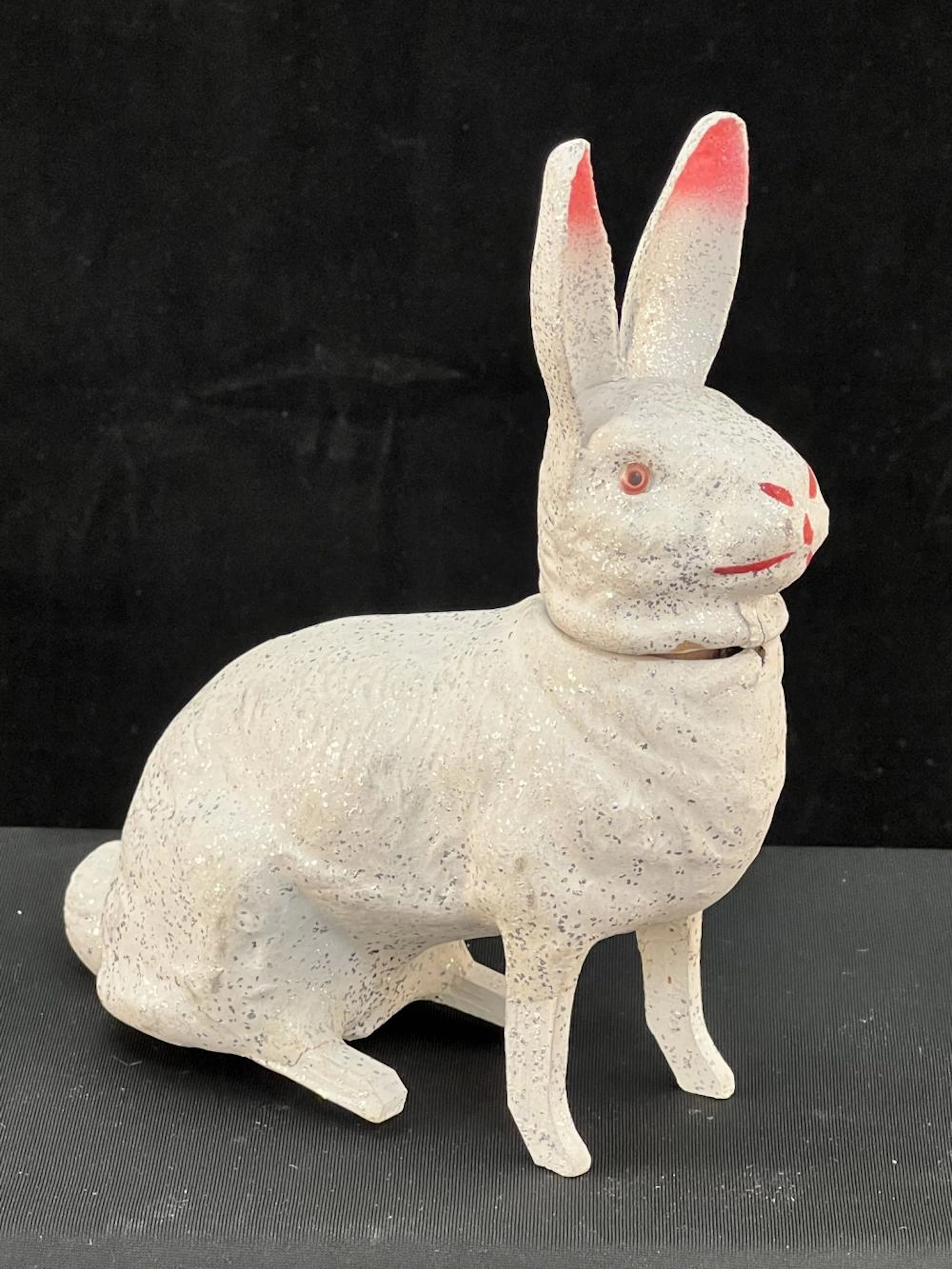 German Paper Bunny, White