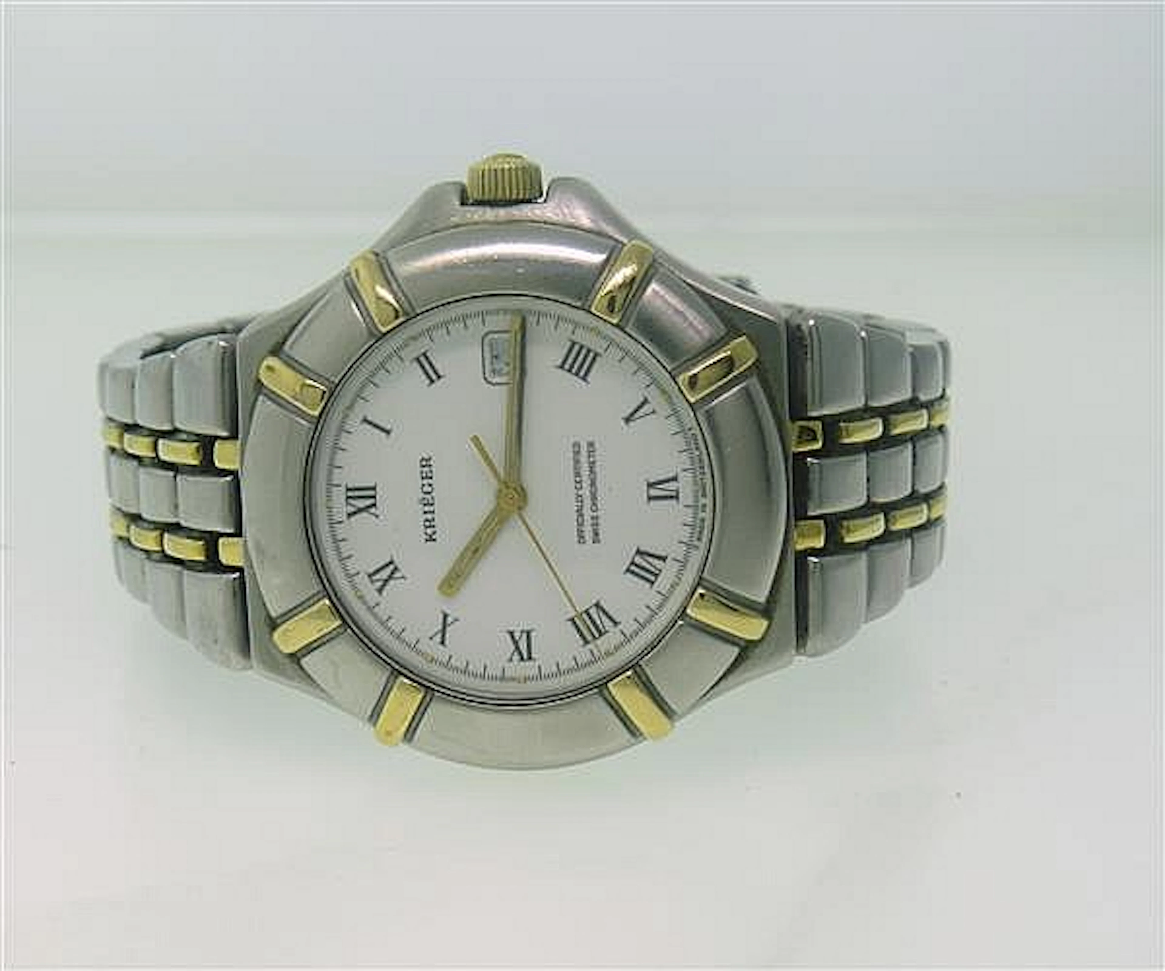 Krieger Chronometer Two Tone Watch