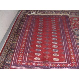 nice vintage Persian 100% wool rug, hand knotted