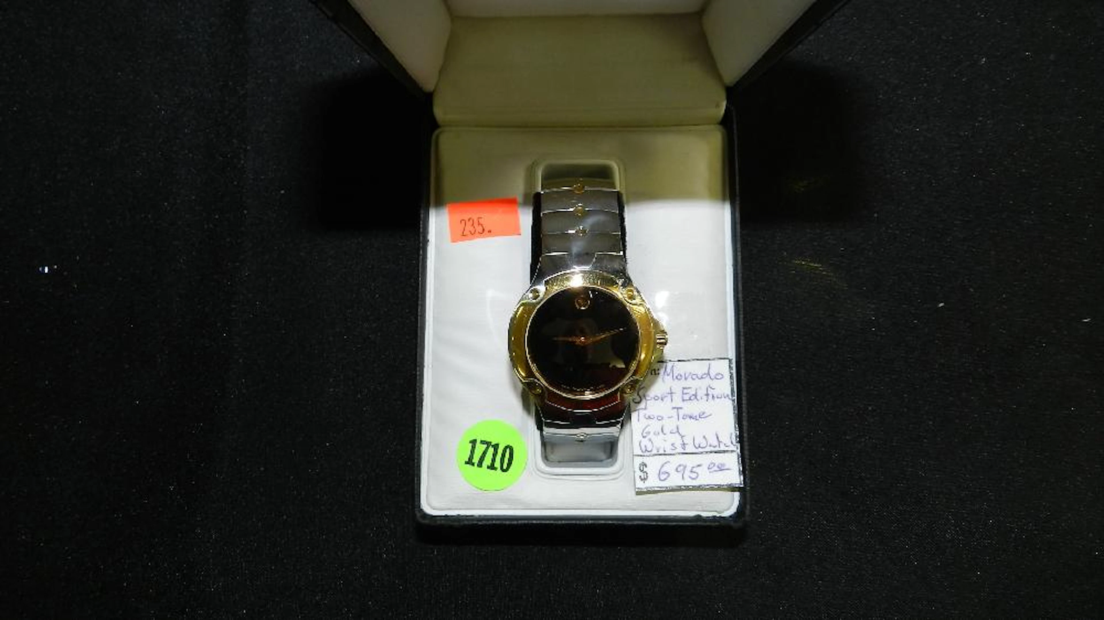 vintage men's Movado Sports Edition, two tone wrist watch