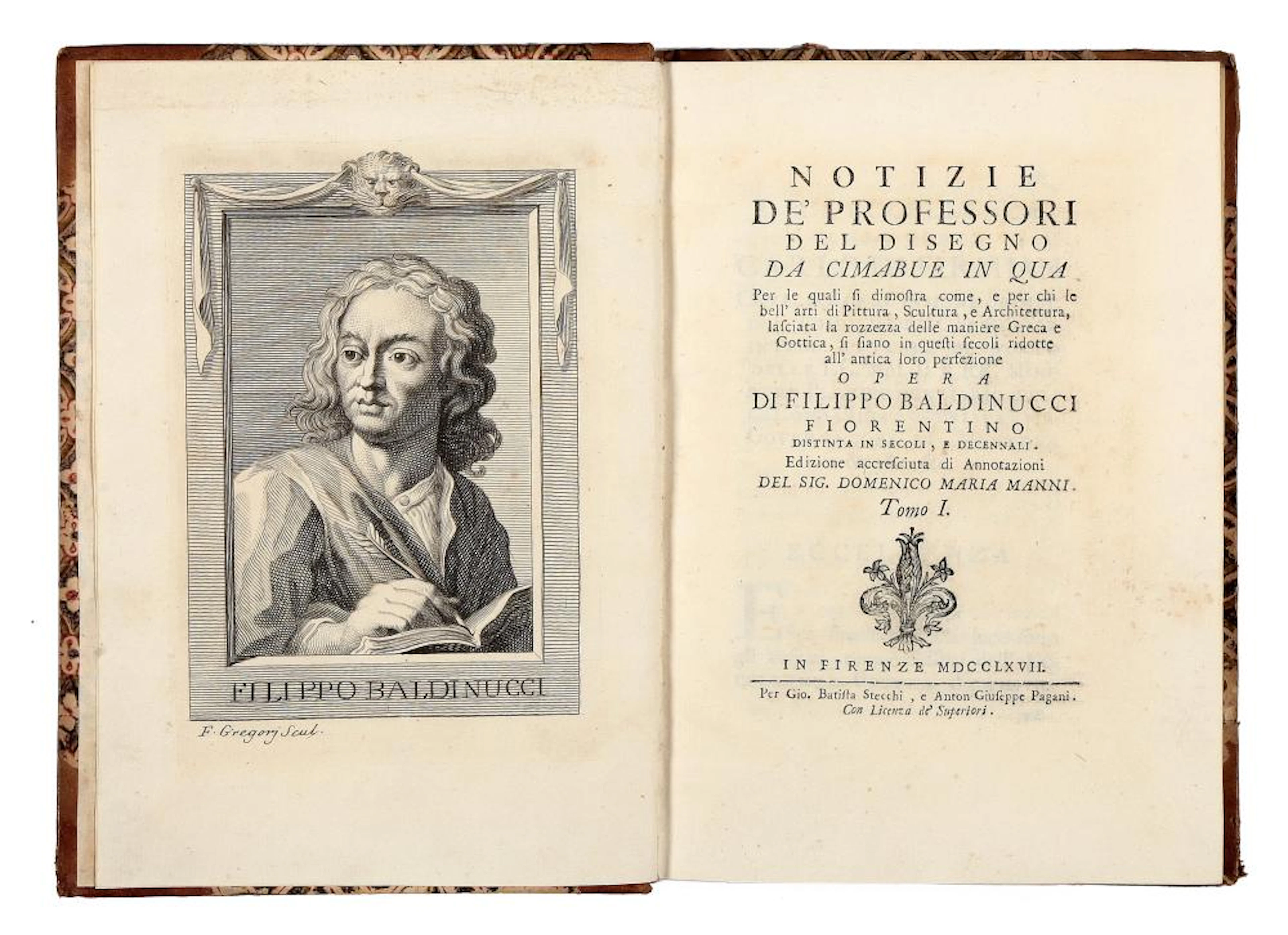 Baldinucci Filippo, Notizie de' professori del disegno da Ci