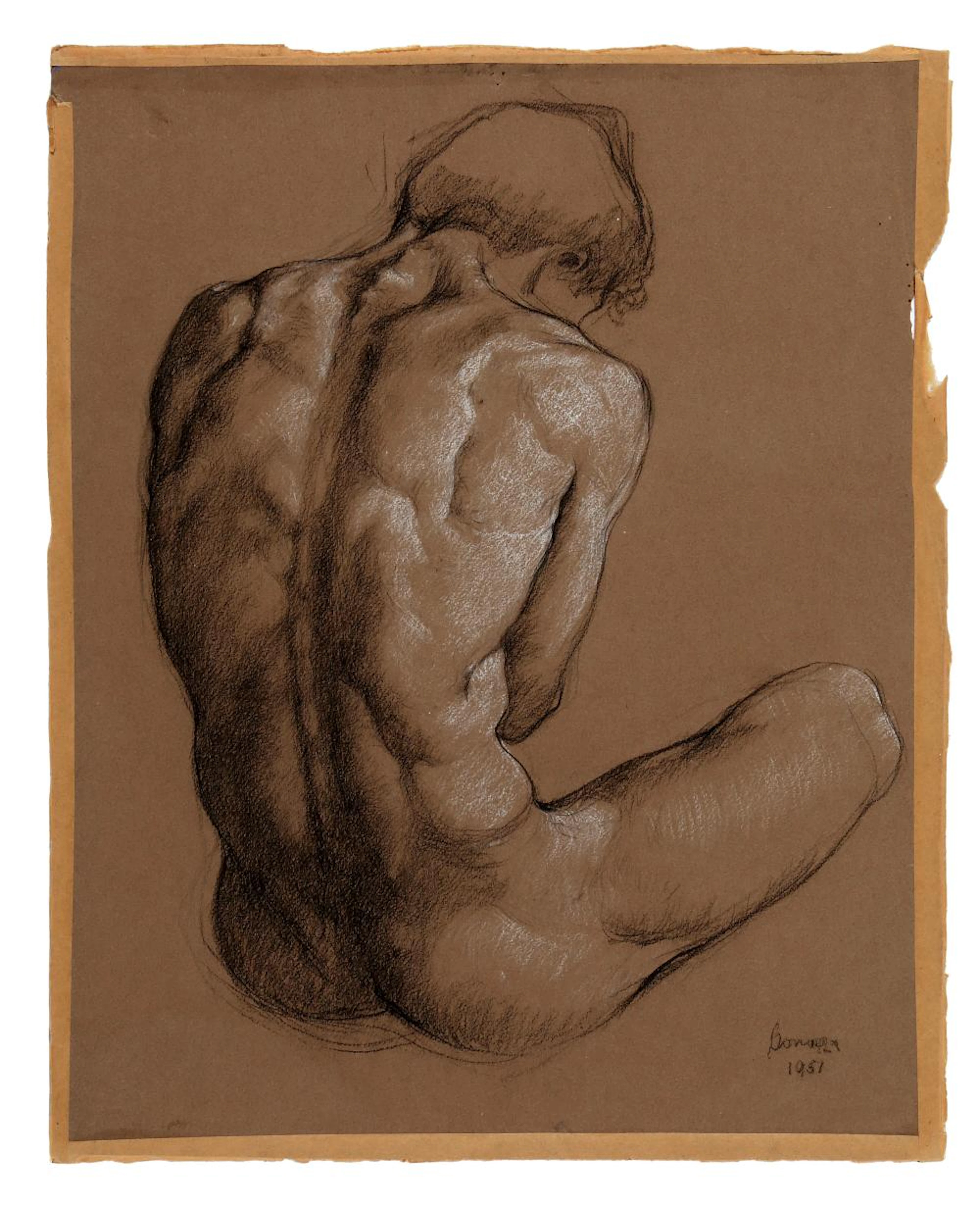 Luigi Bonazza, Dorso virile. 1951.