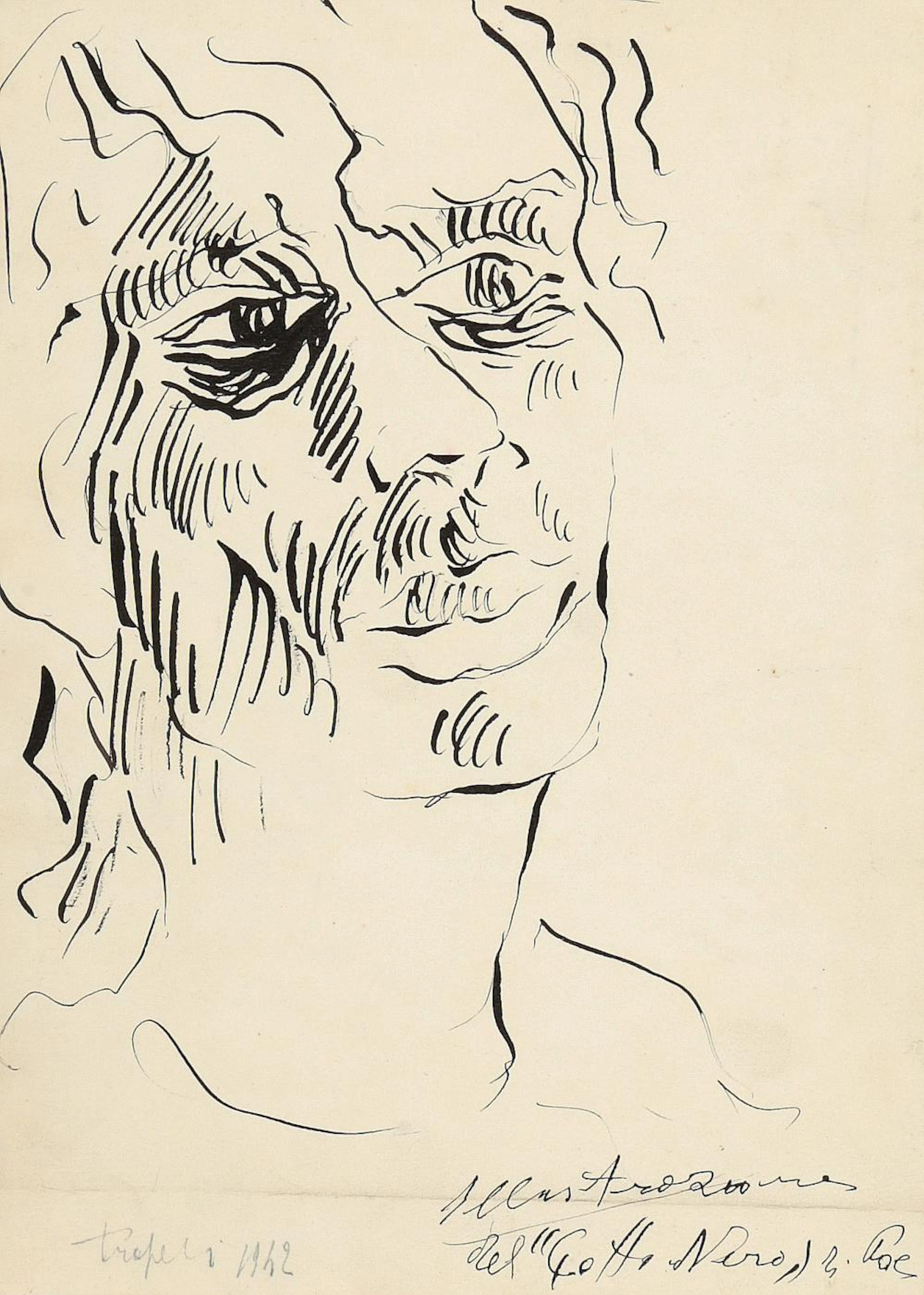 Mino Trafeli, Lotto compoto di 6 disegni. Anni 30-40.