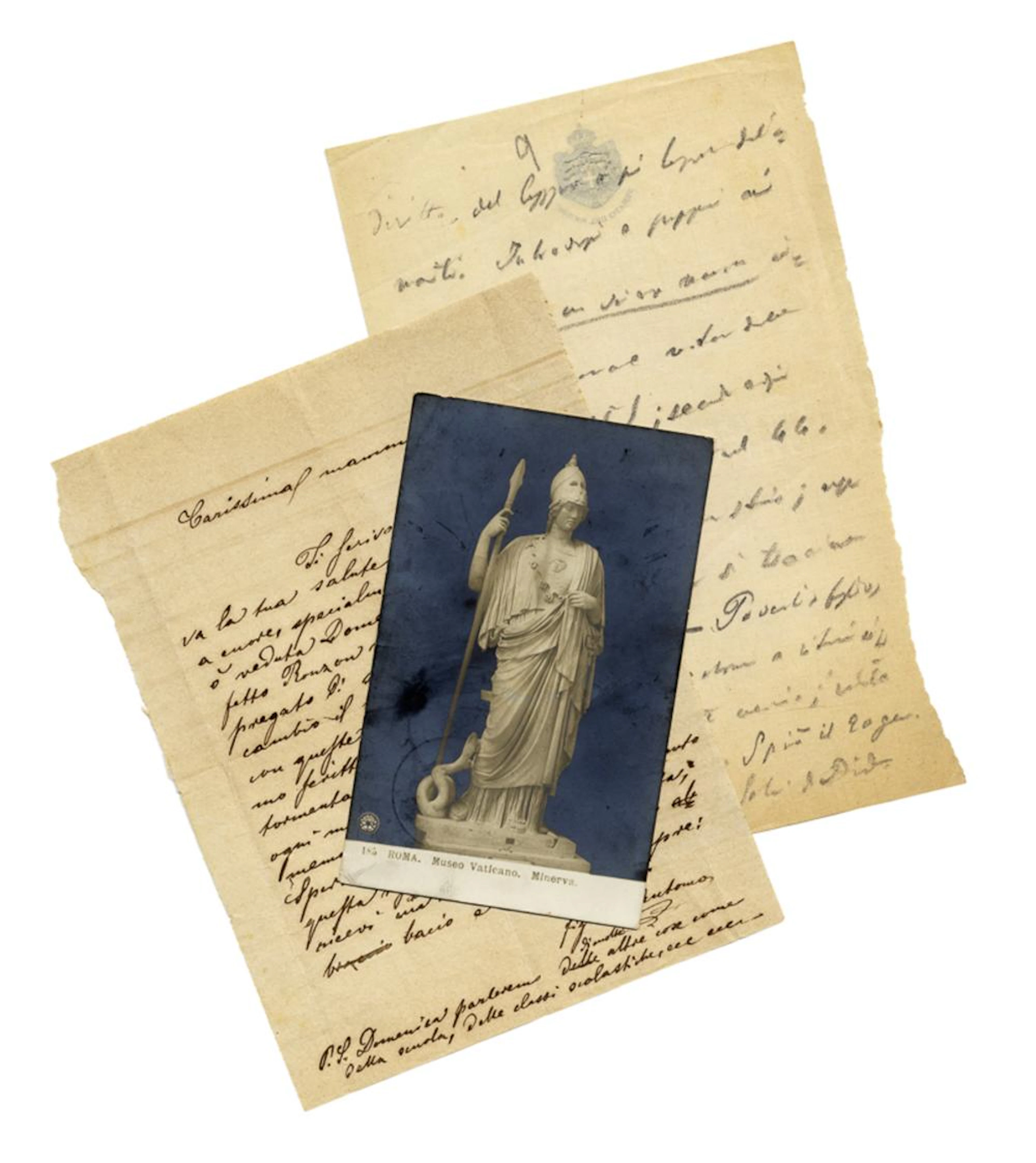 Raccolta di circa 160 tra lettere e biglietti inviati al...