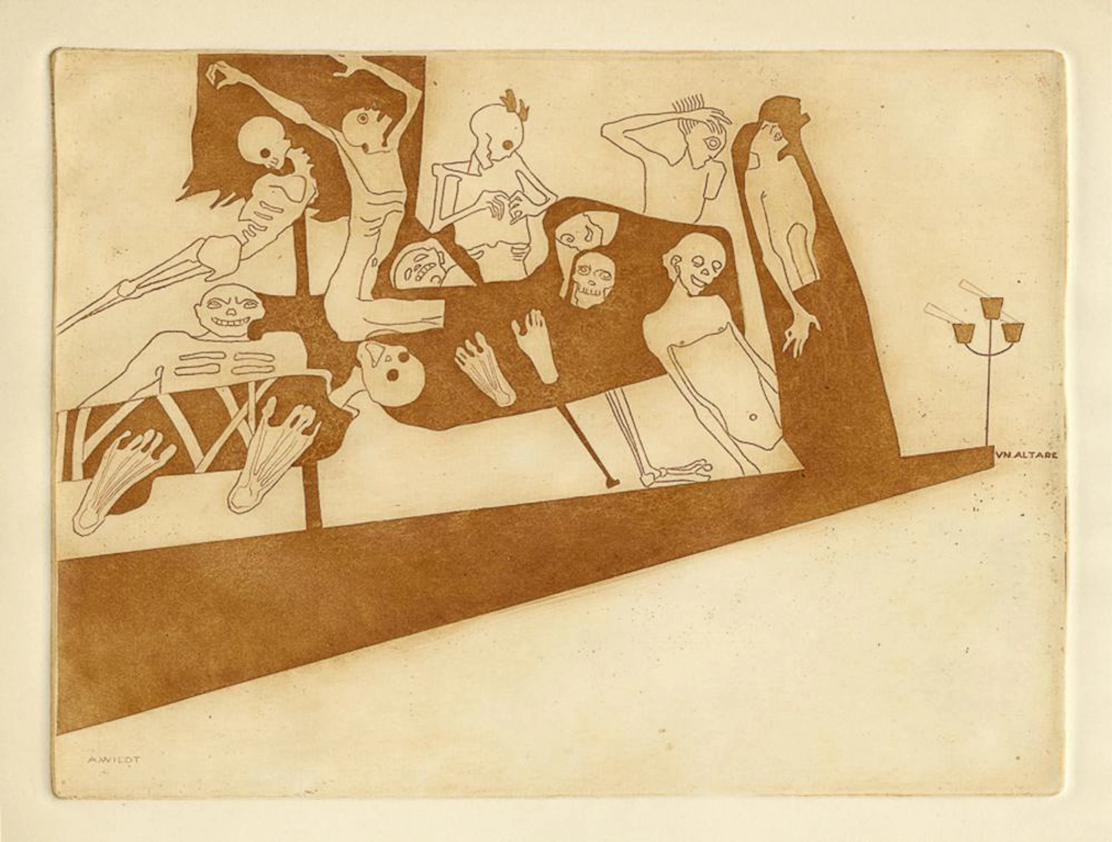 Wildt Adolfo, Un altare. 1919 ca.