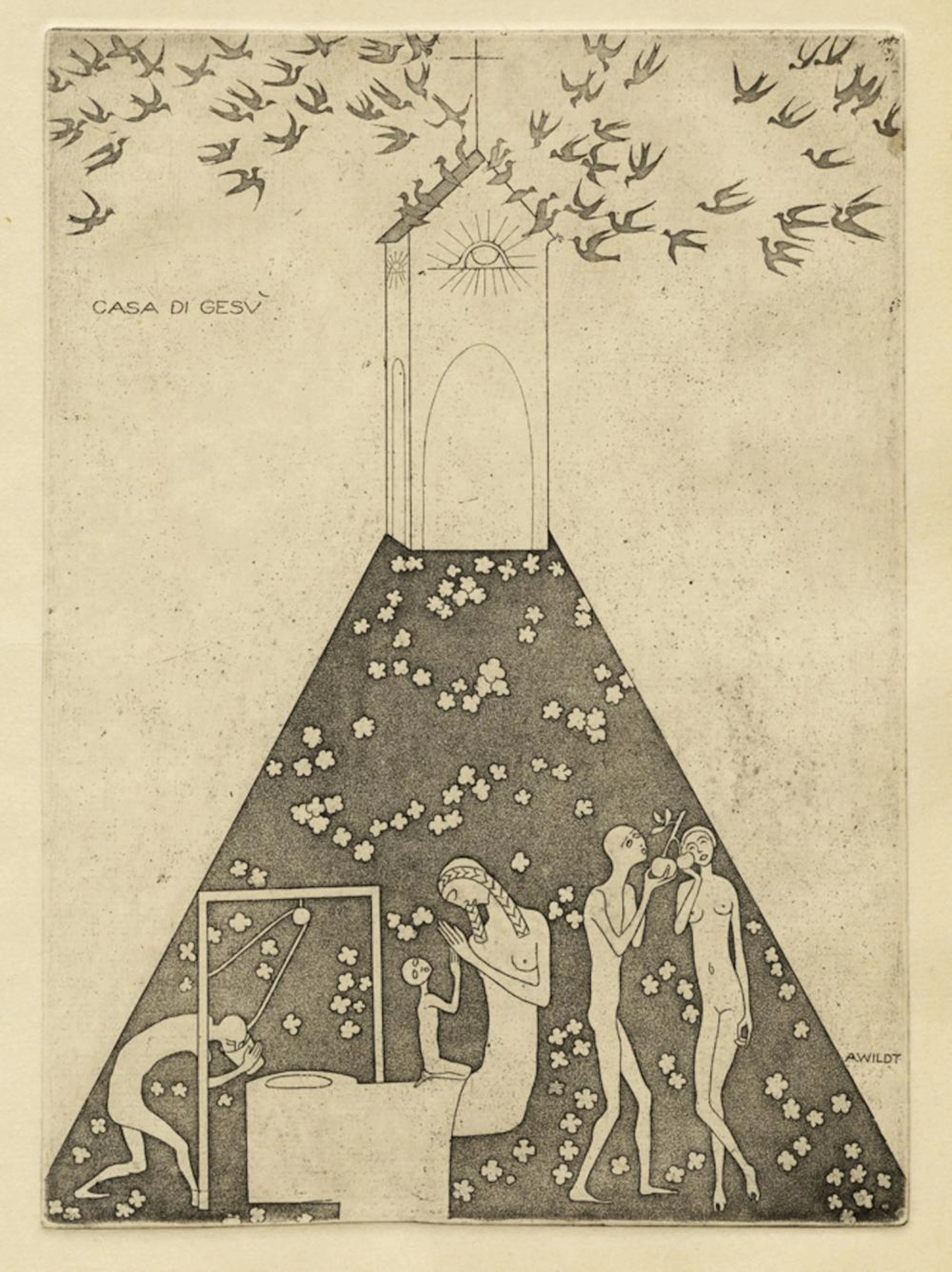 Adolfo Wildt, Casa di Gesù. 1919 ca.