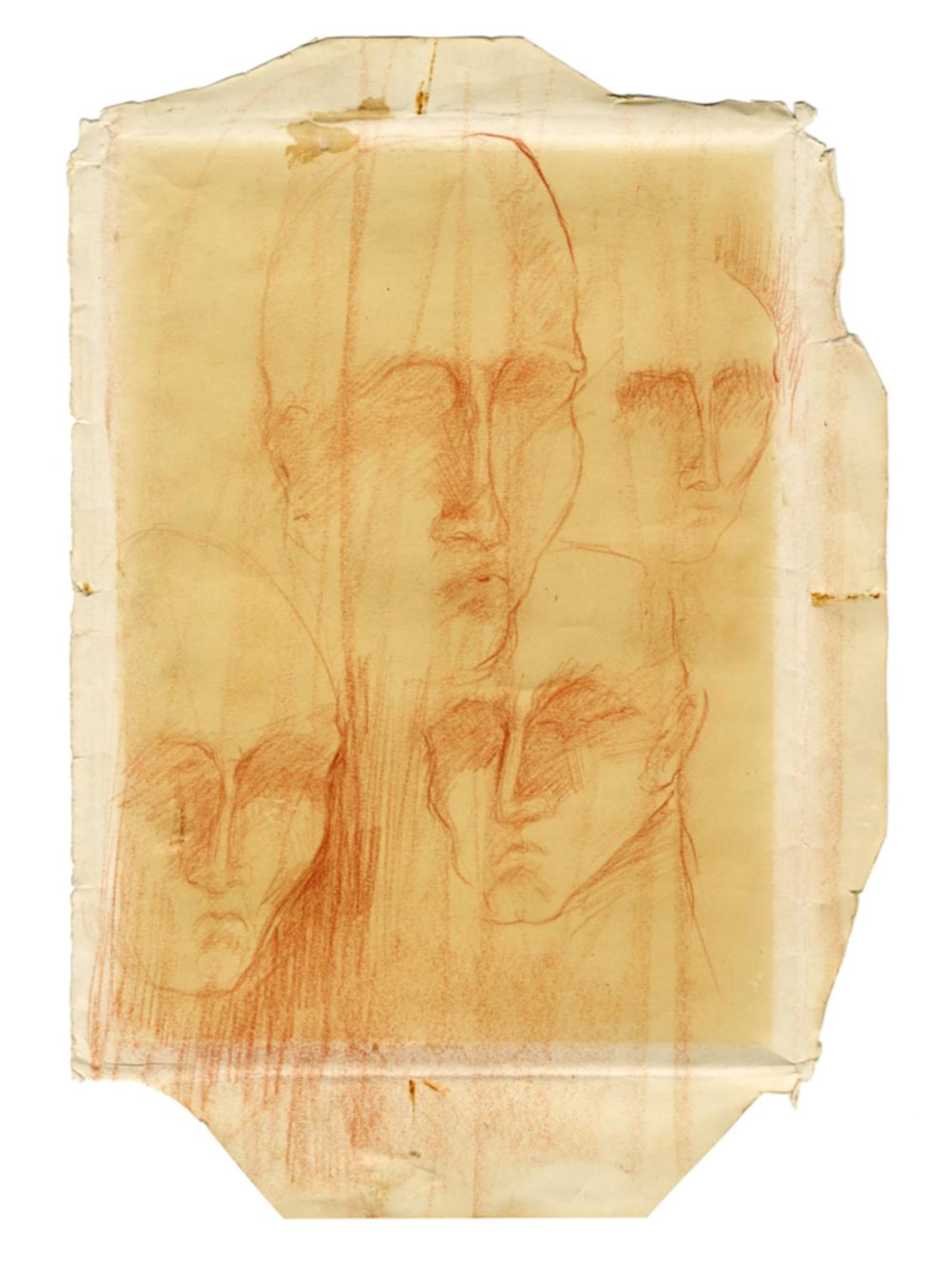 Sandro Chia (1946 )[attribuito a], Lotto composto di 5 disegni.
