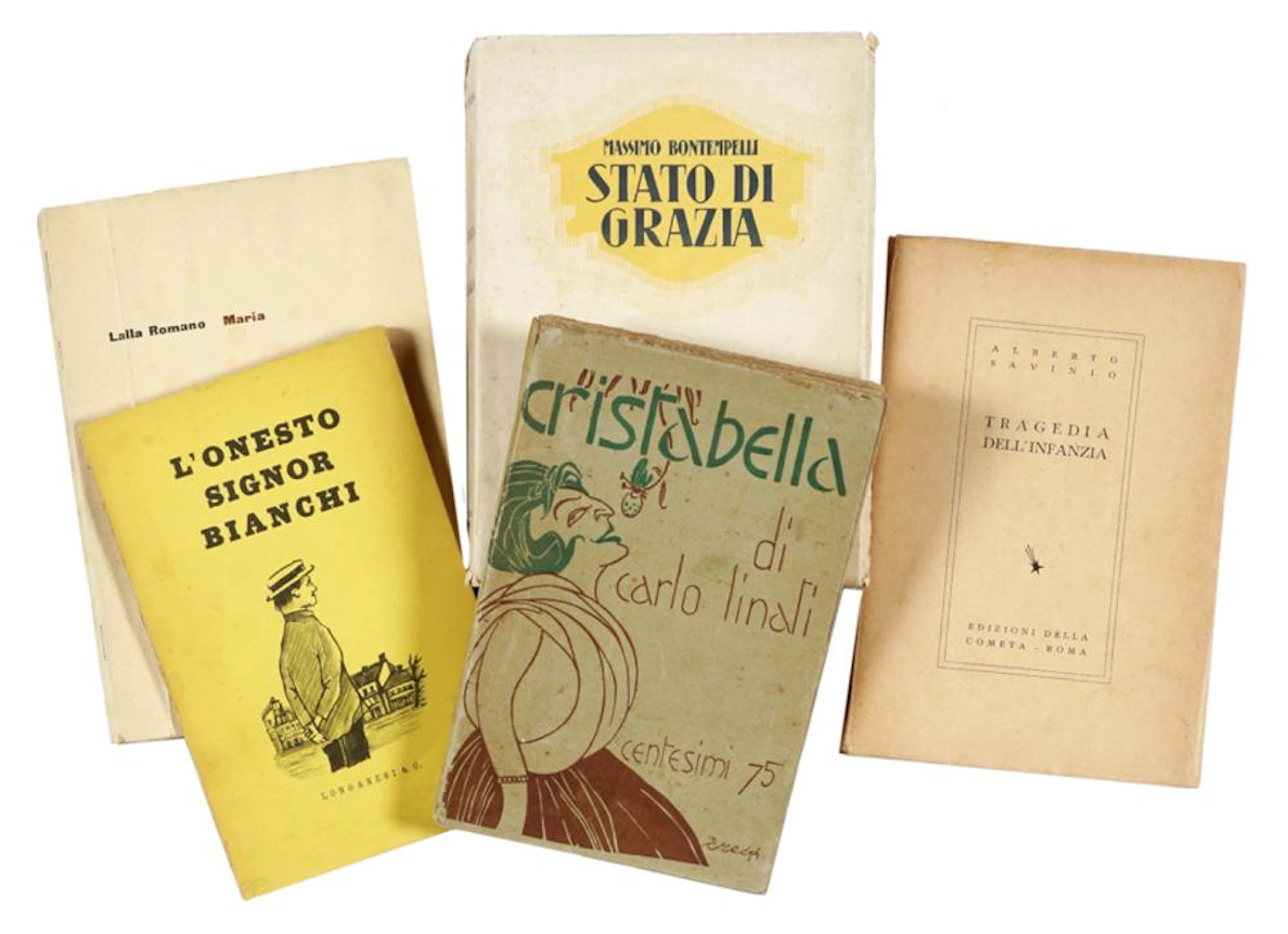 Raccolta di 25 prime edizioni italiane del XIX-XX secolo.