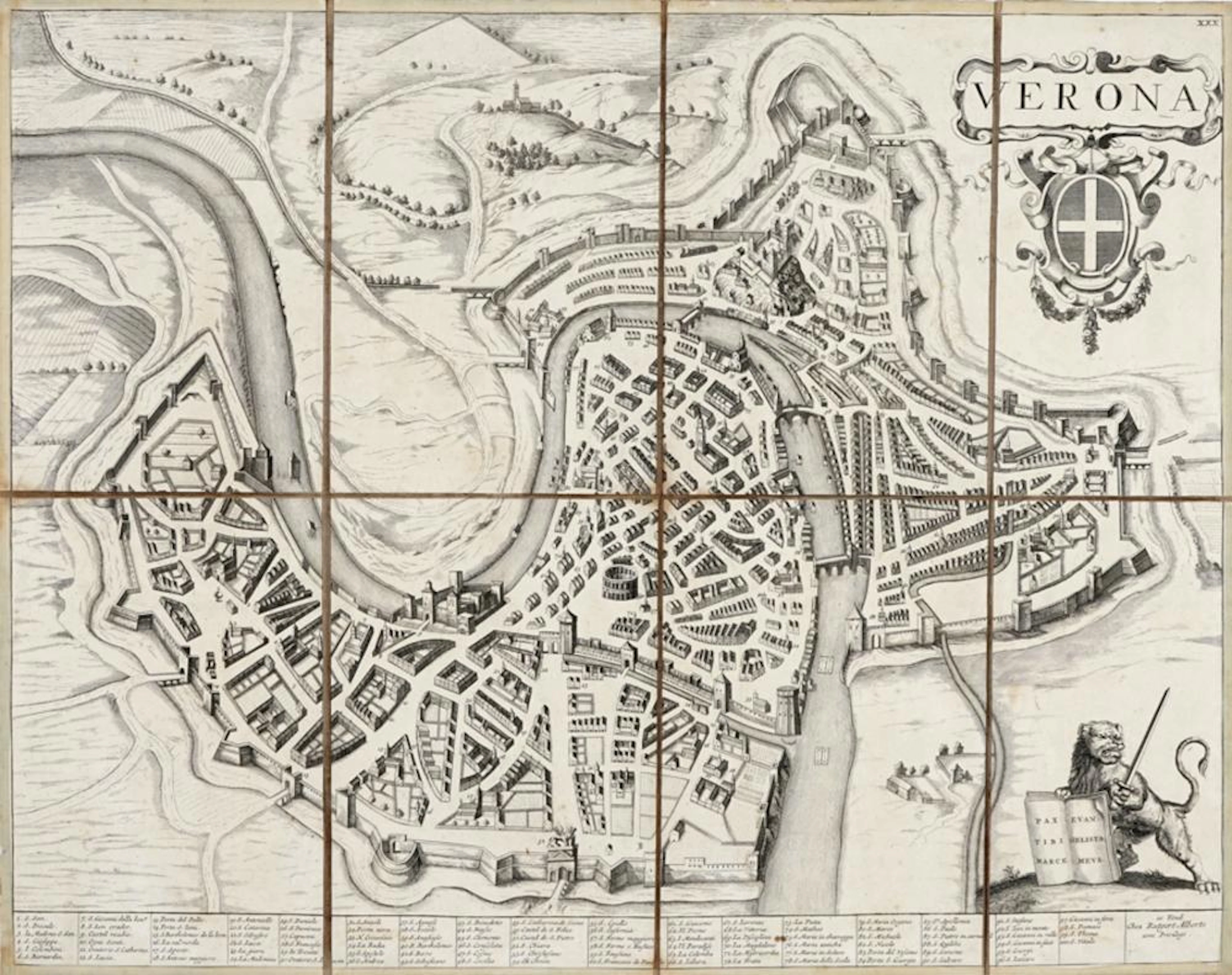 Pierre Mortier, Verona. La Haye: Chez Rutgert Alberts, 1724.