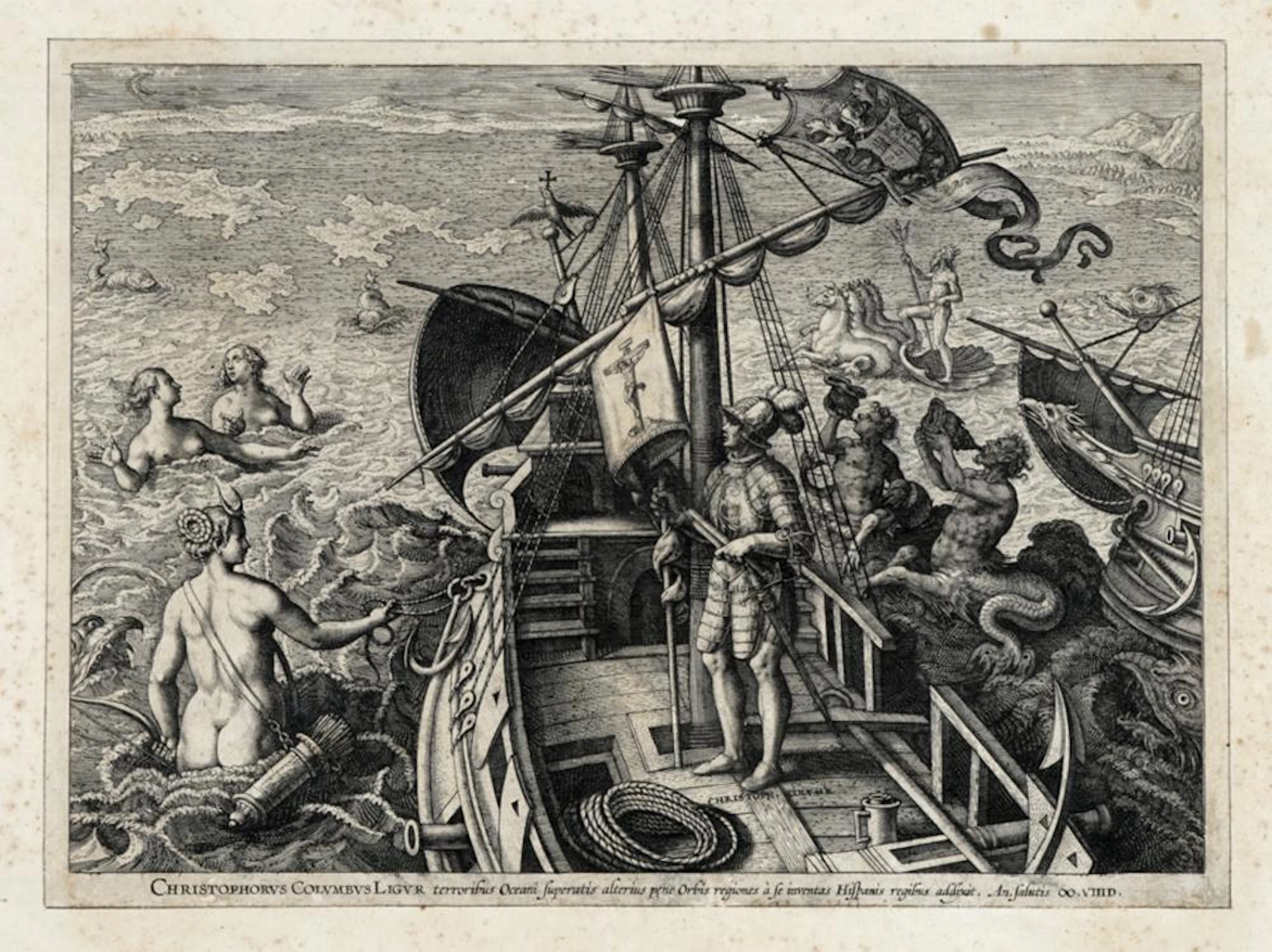 Adriaen Collaert, Americae Retectio. 1589 ca.
