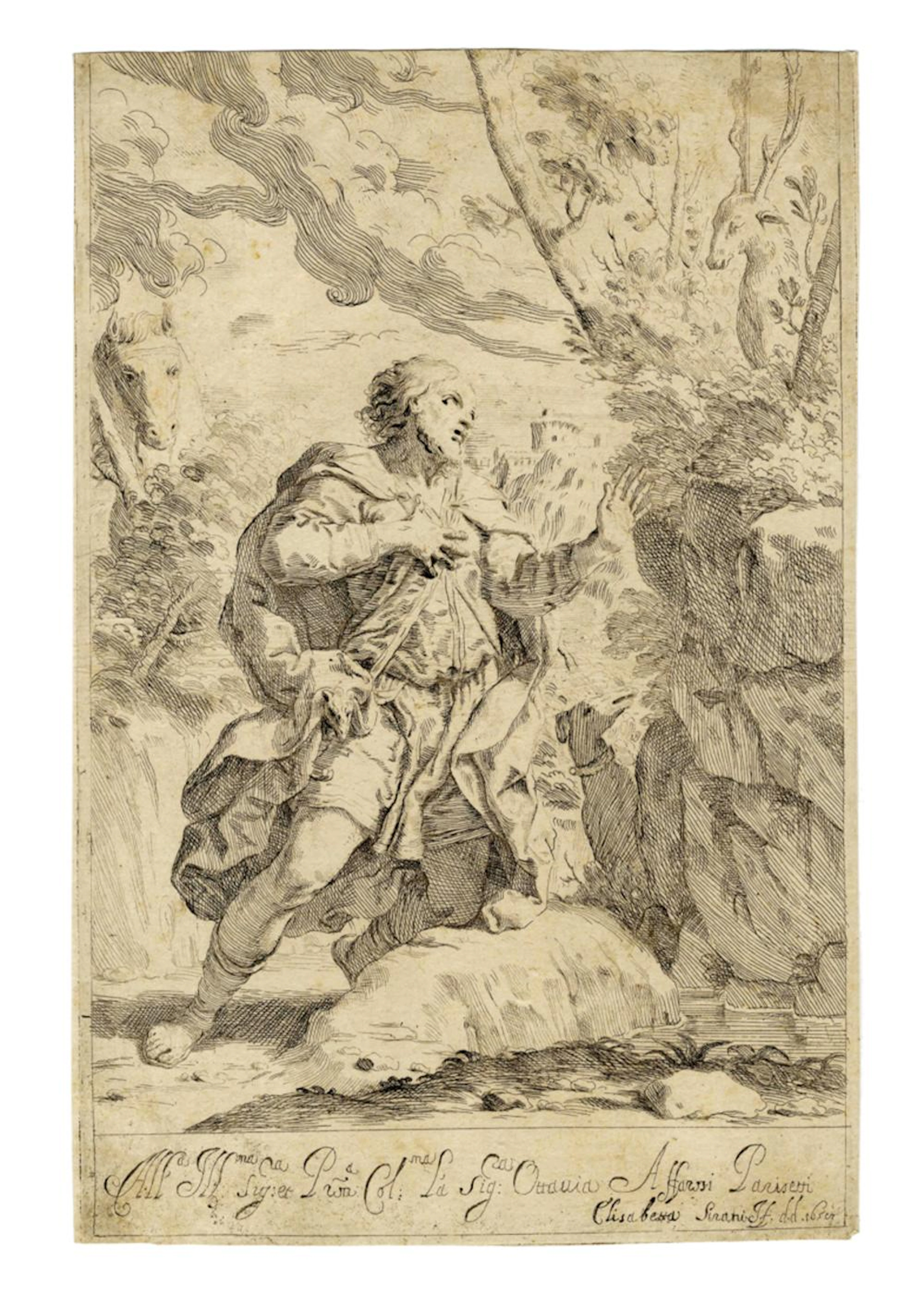 Elisabetta Sirani, Sant'Eustachio. 1658.