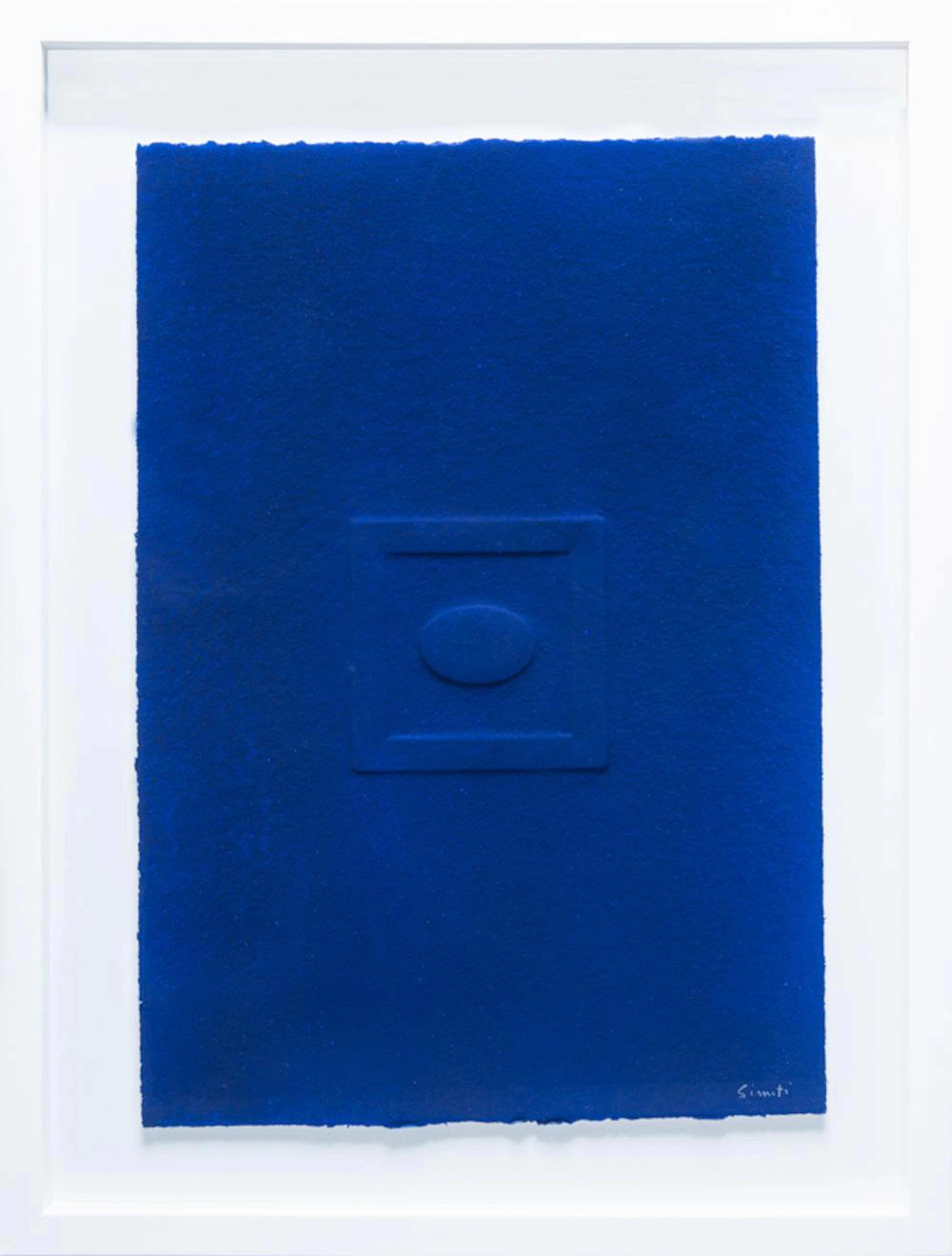 Turi Simeti, Blu.