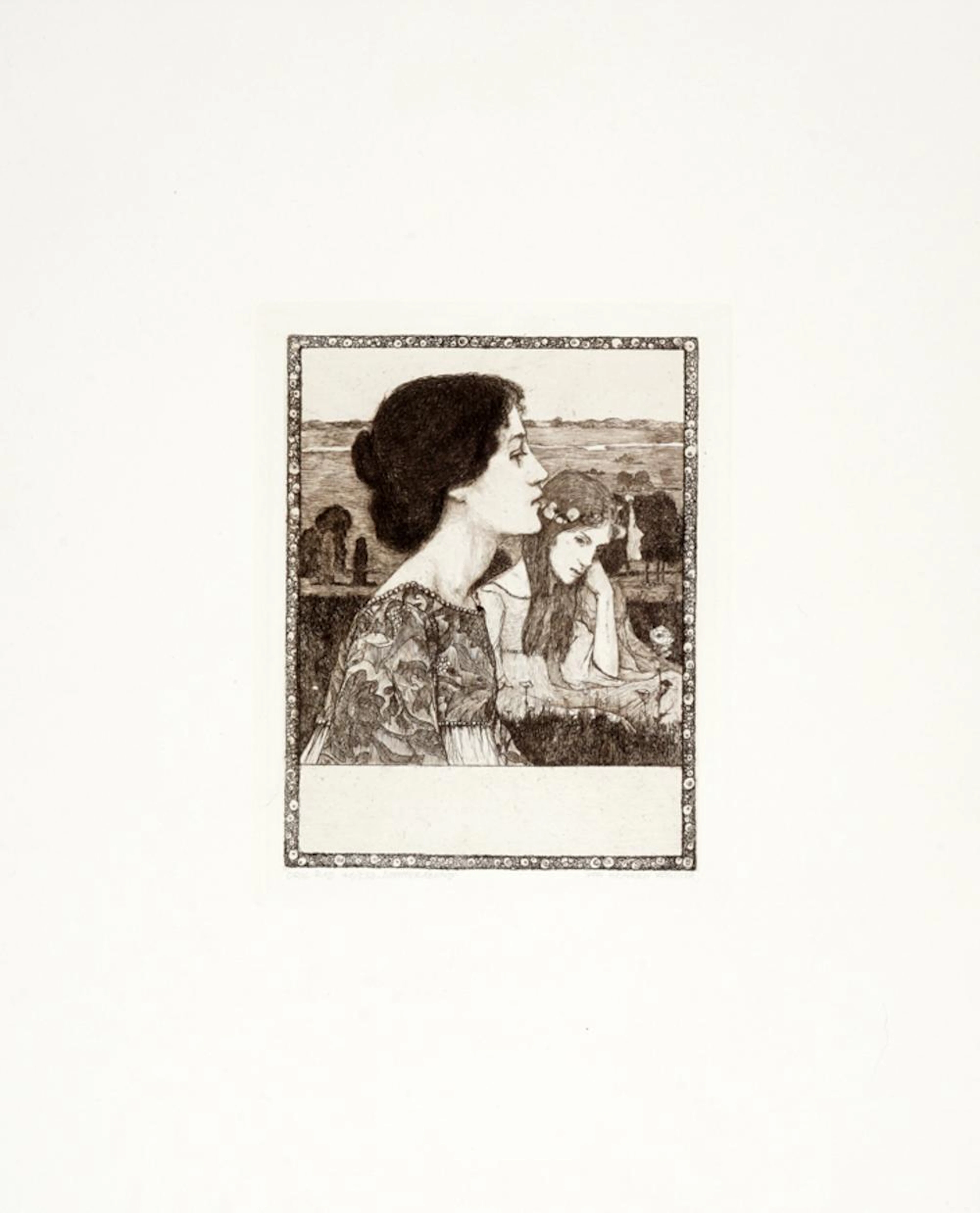Heinrich Vogeler, Sommerabend. 1902.