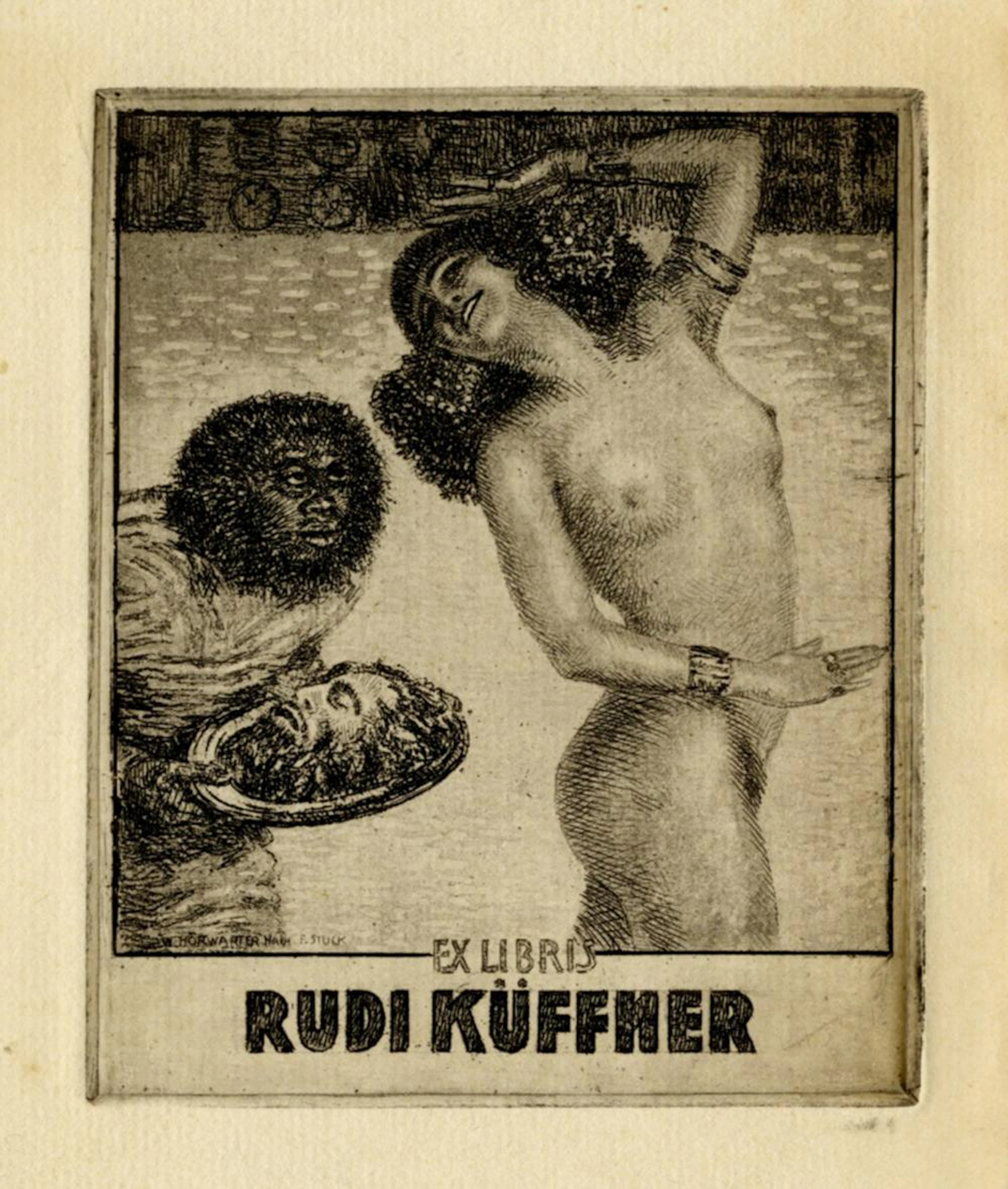 Autori vari, Lotto composto di 2 Ex Libris e 1 incisione. 1937.