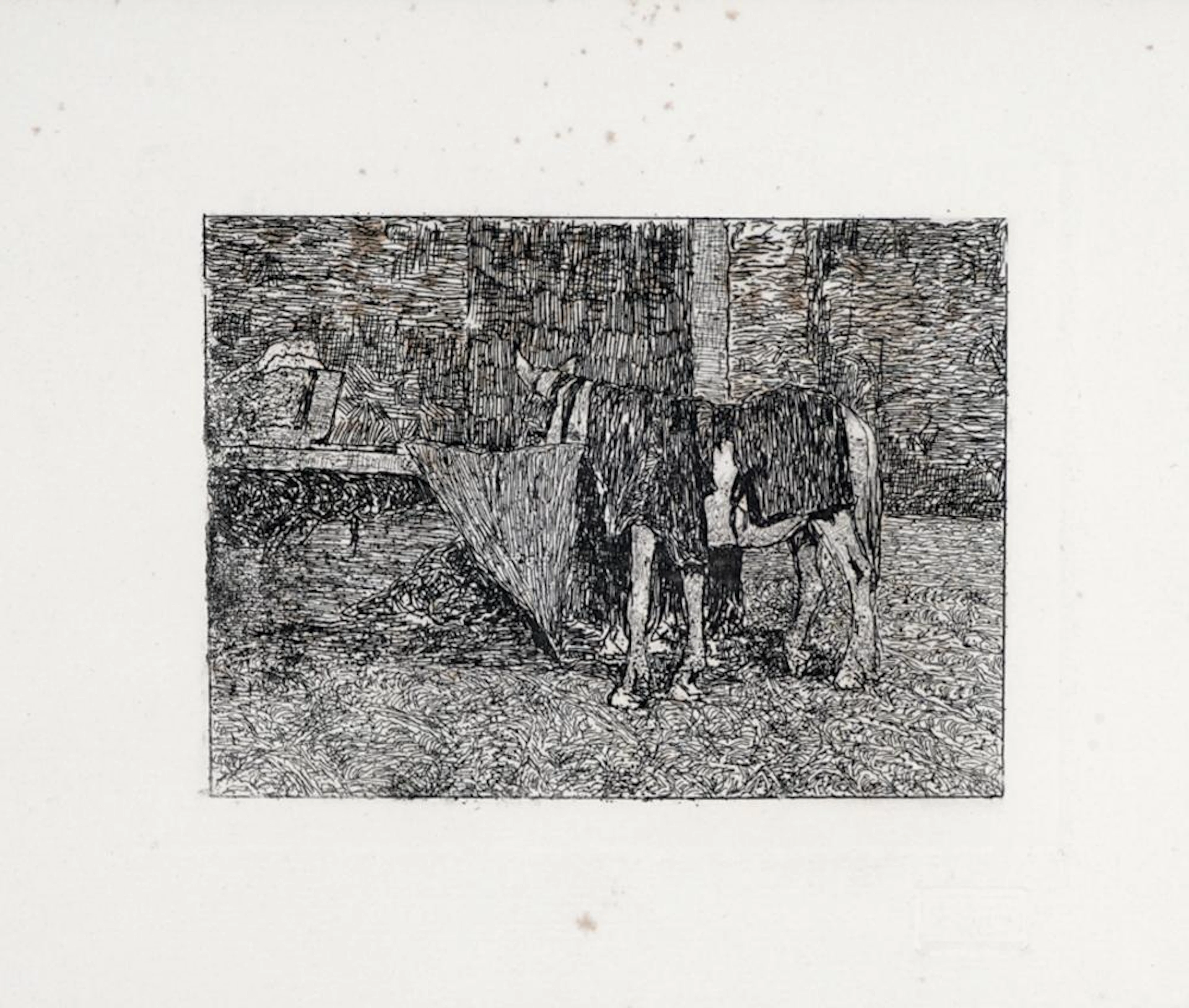 Giovanni Fattori, Lotto composto di 2 incisioni. 1925.