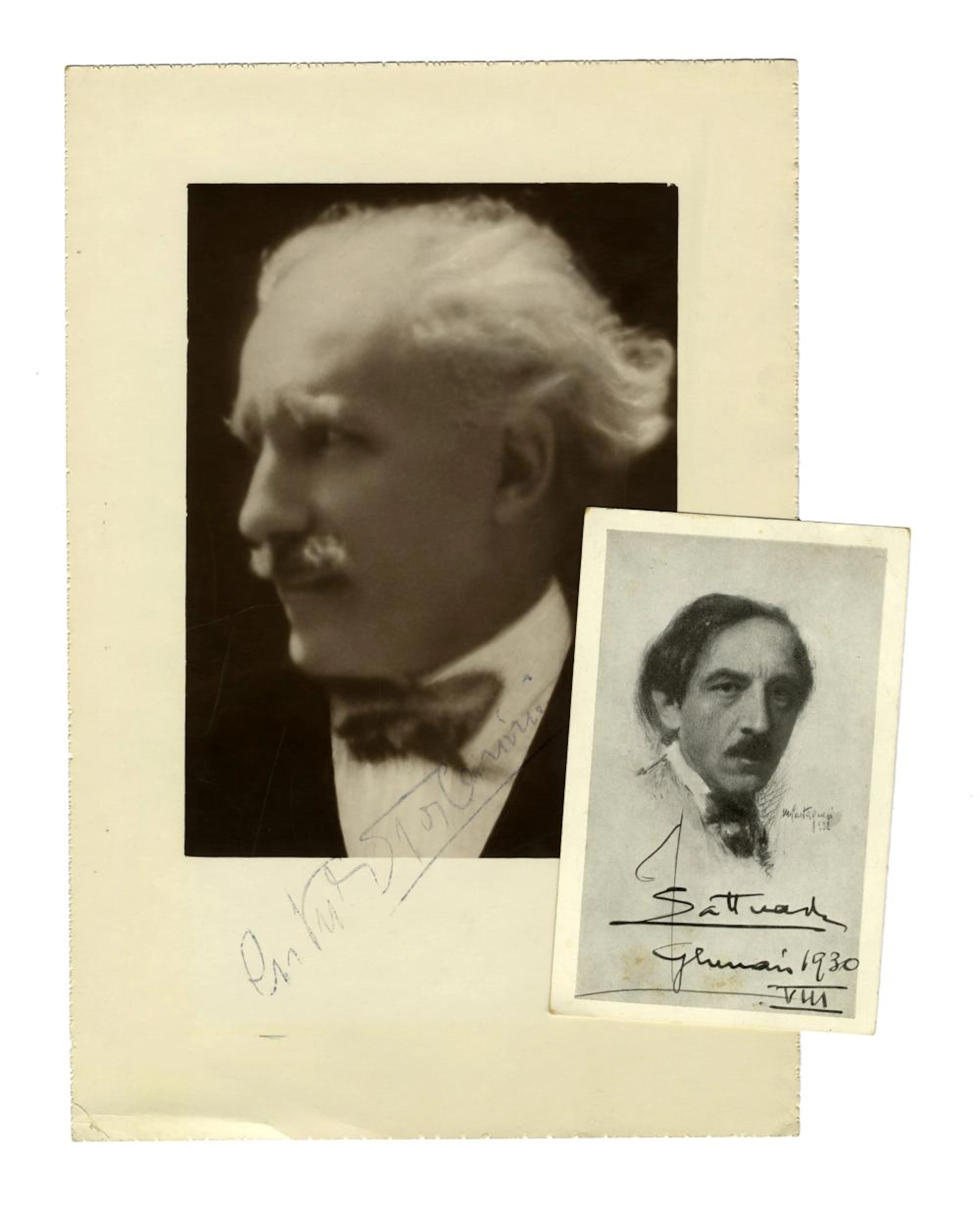 Toscanini Arturo, Ritratto fotografico con firma autografa. Non datato.