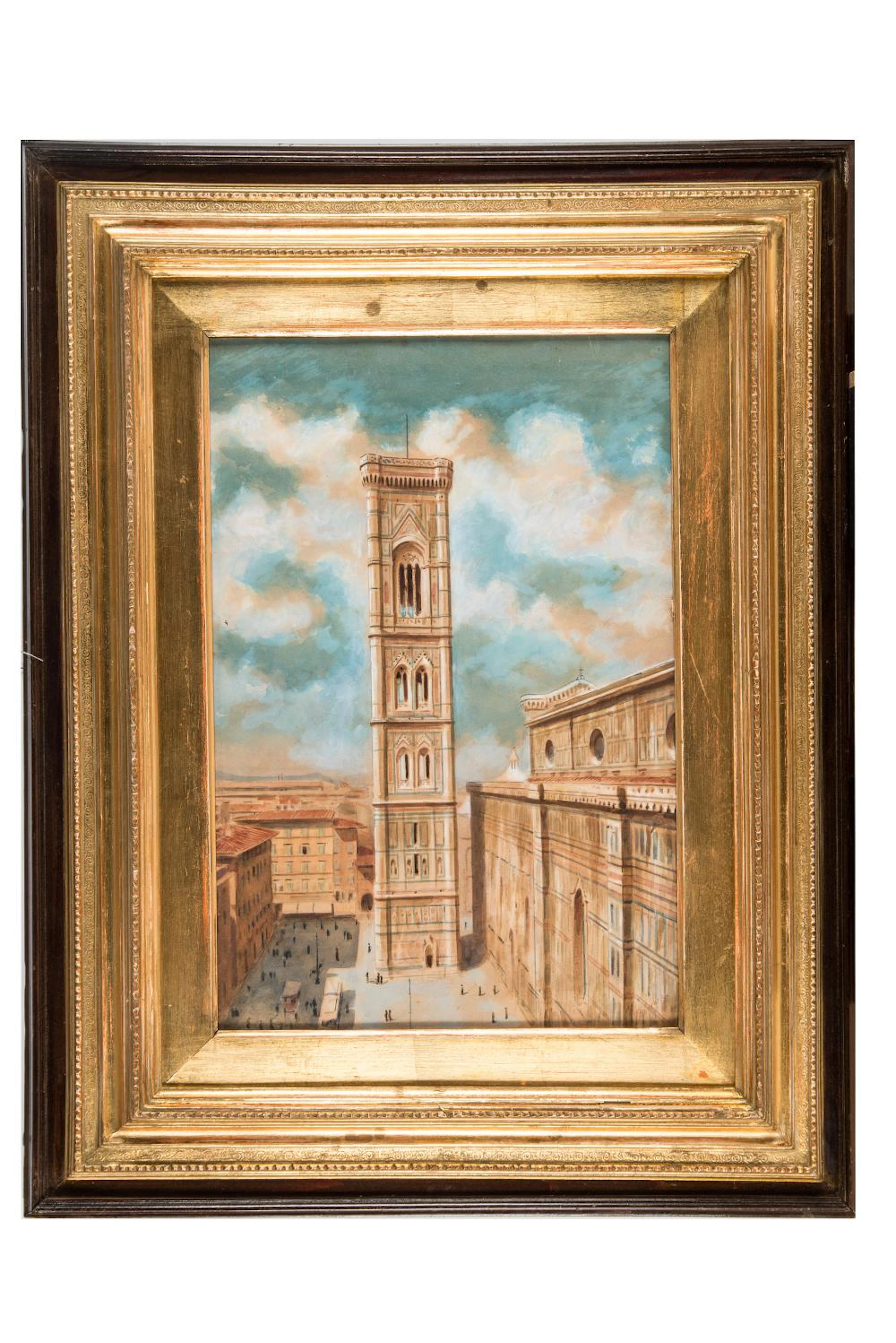 Odoardo Borrani, Il campanile di Giotto. 1875 ca.