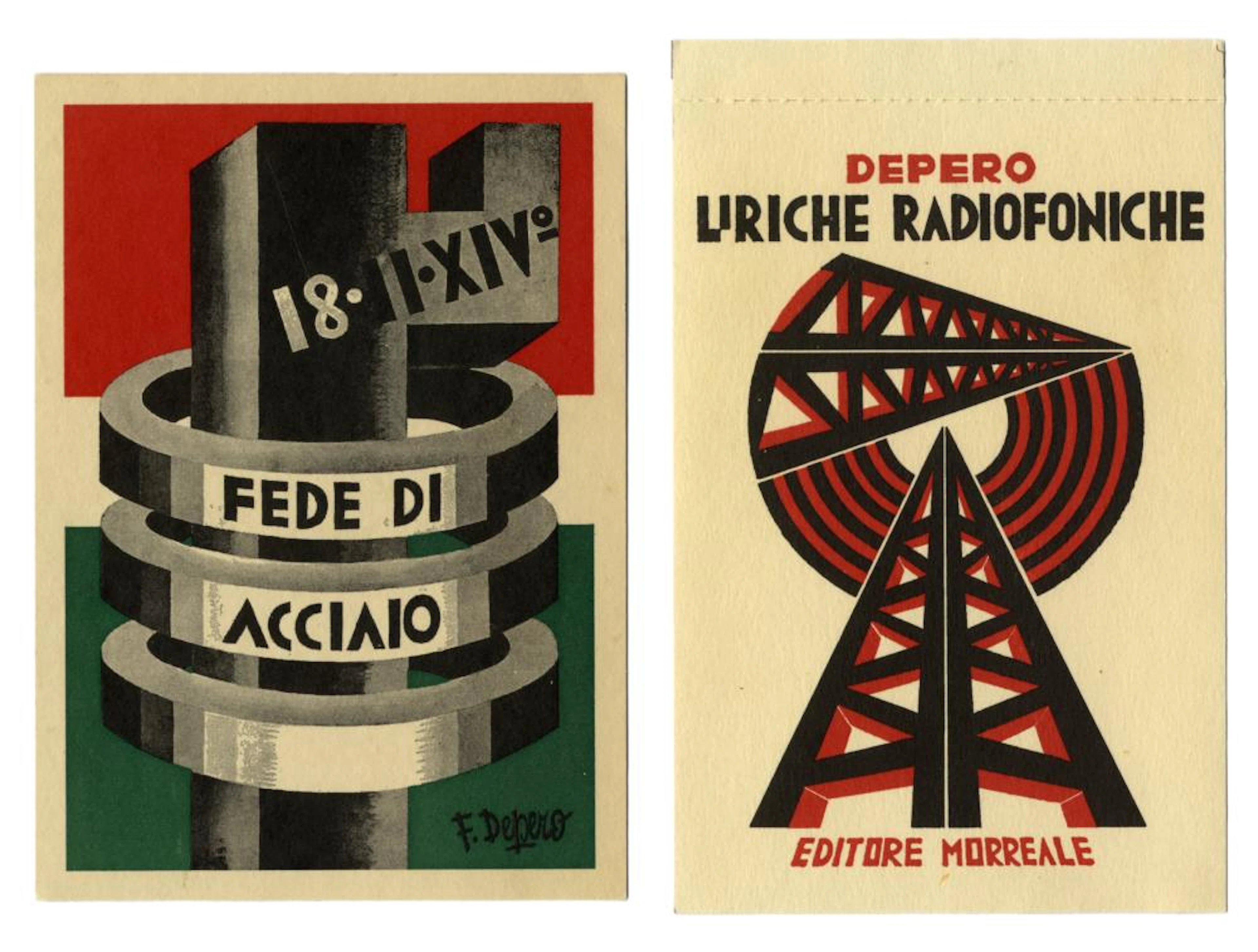 Fortunato Depero, Liriche radiofoniche. 1934.
