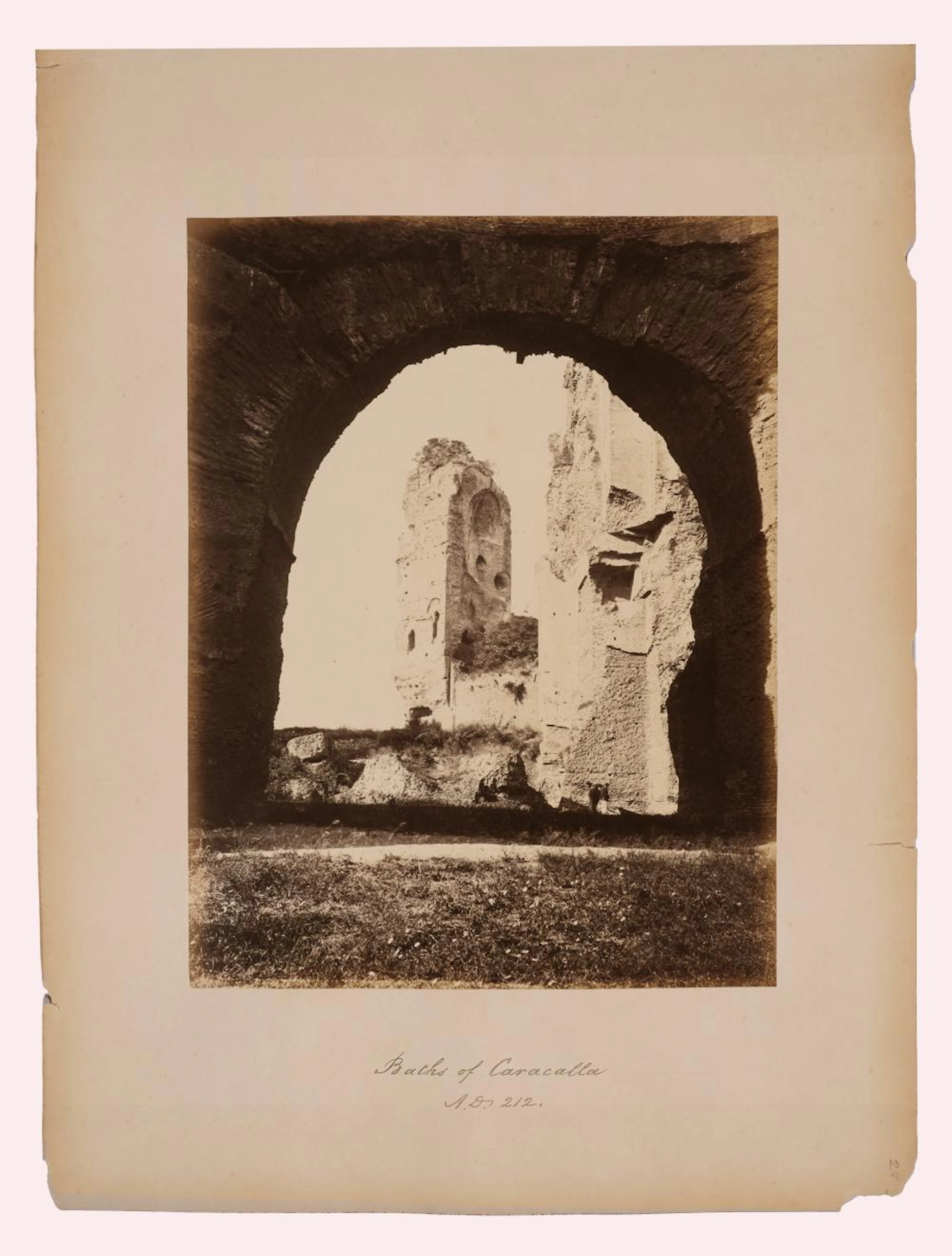 Autore non identificato, Lotto di otto vedute di Roma. [1865-1870].