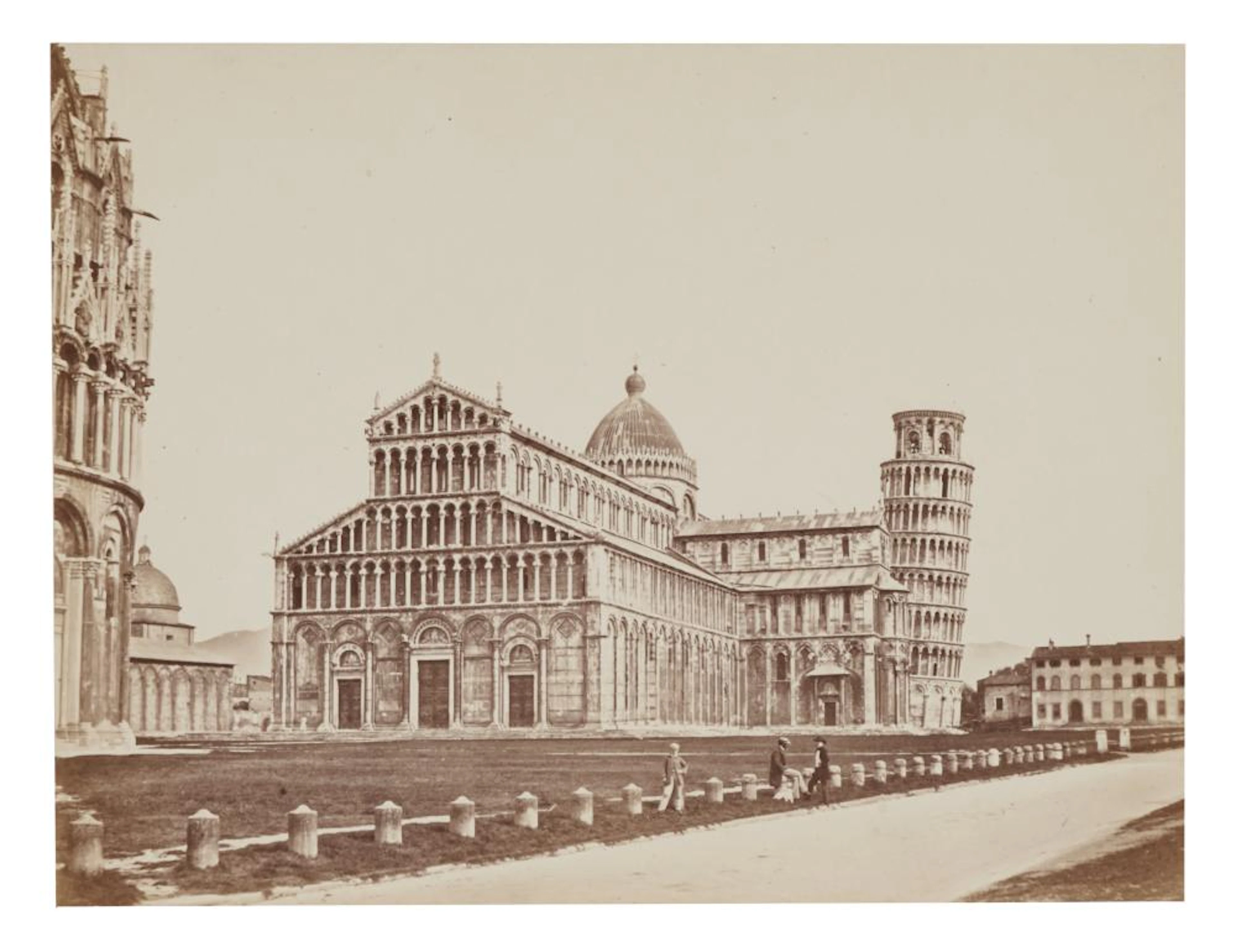 Enrico Van Lint, Pisa. Veduta del complesso monumentale del Duomo. [1855-1860].