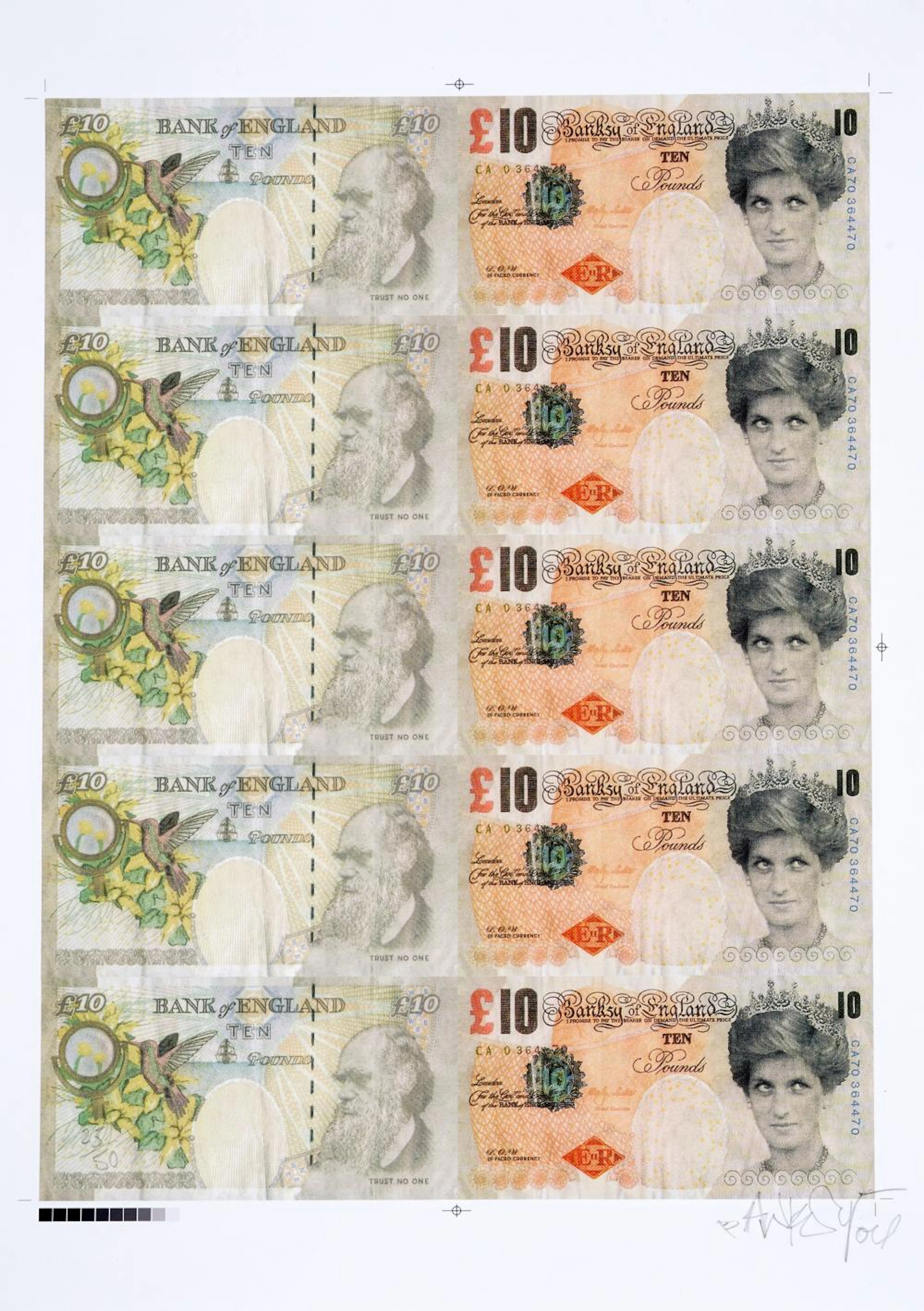 Banksy [da], Bank of England/Banksy of England.