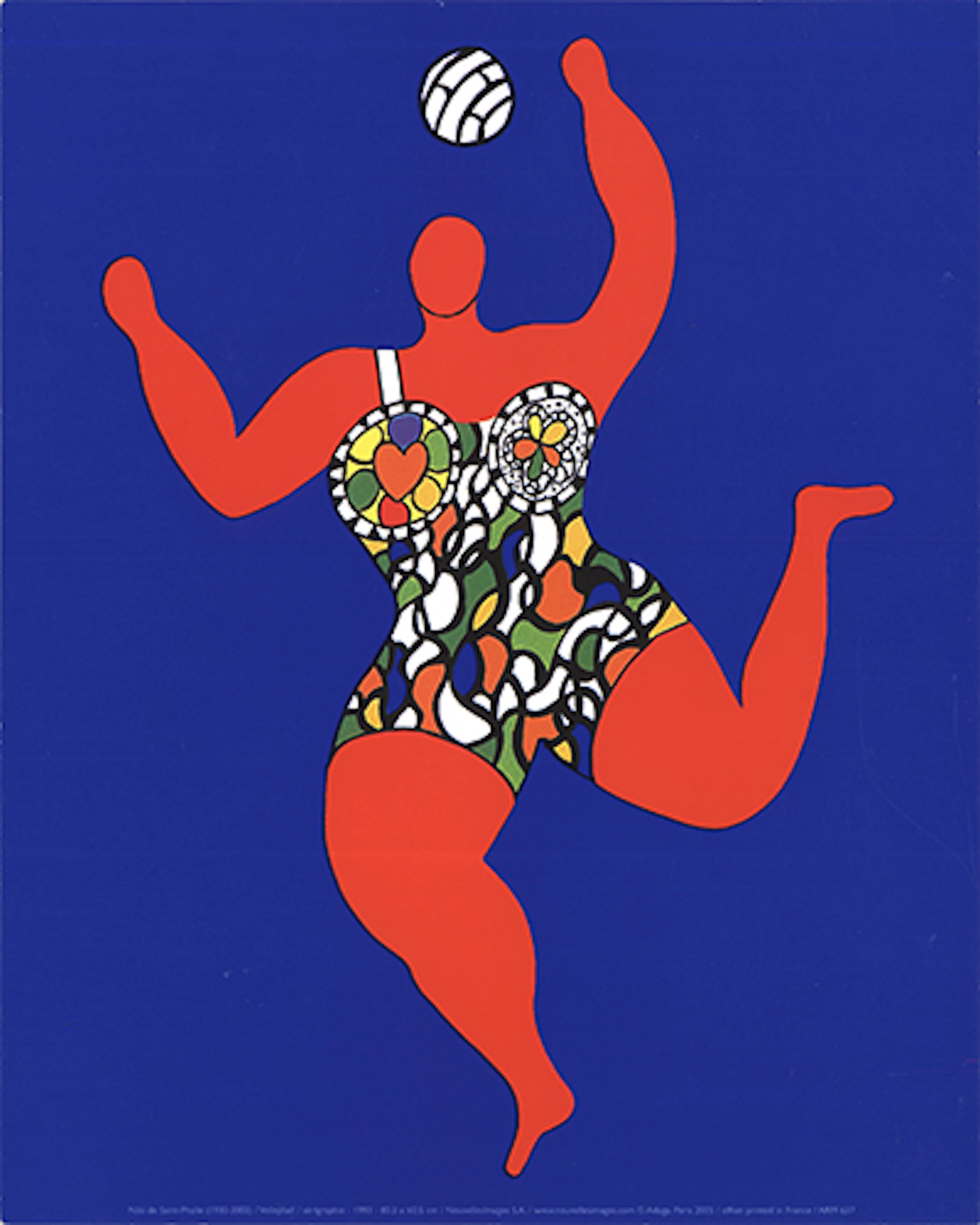 2005 Saint Phalle Volleyball Poster